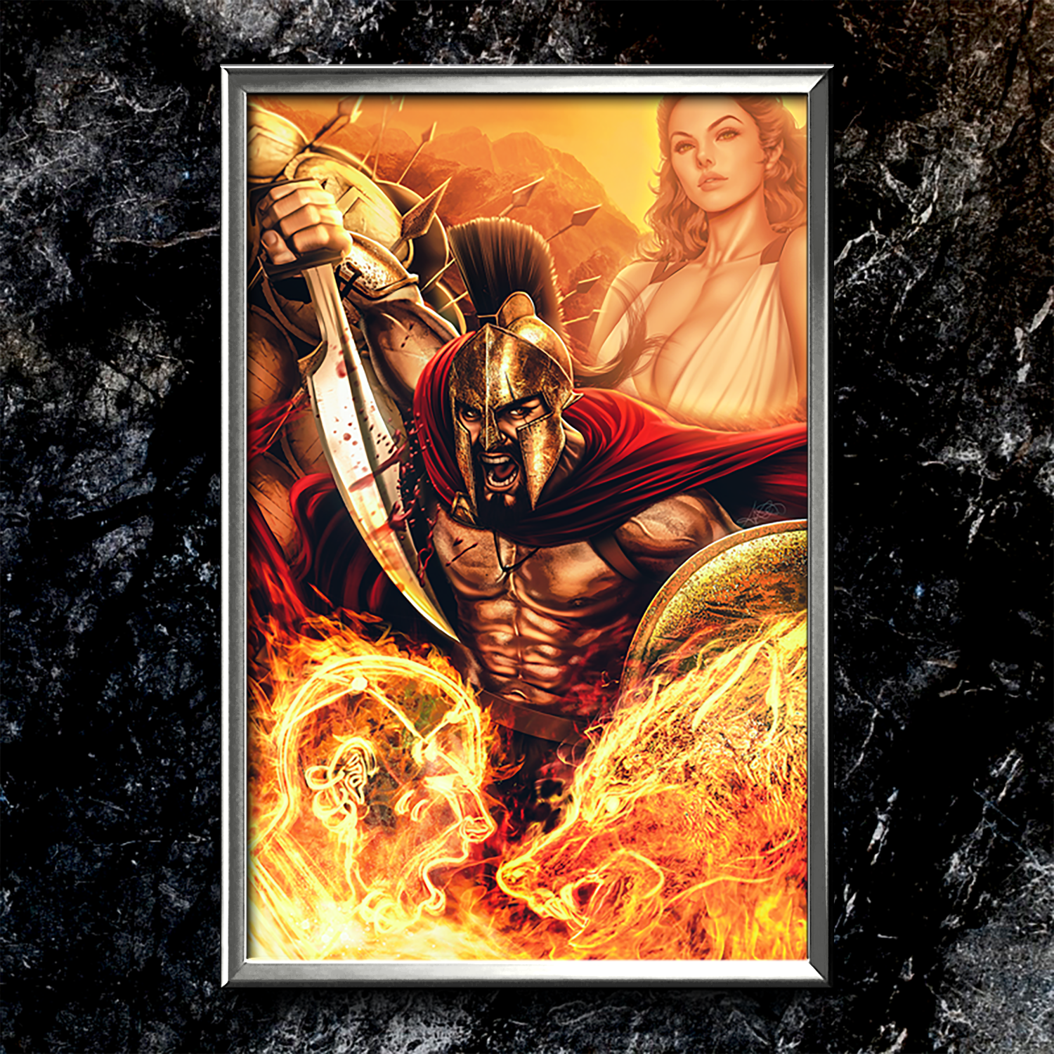 300 25th Anniversary Edition Semi-Gloss Art Print