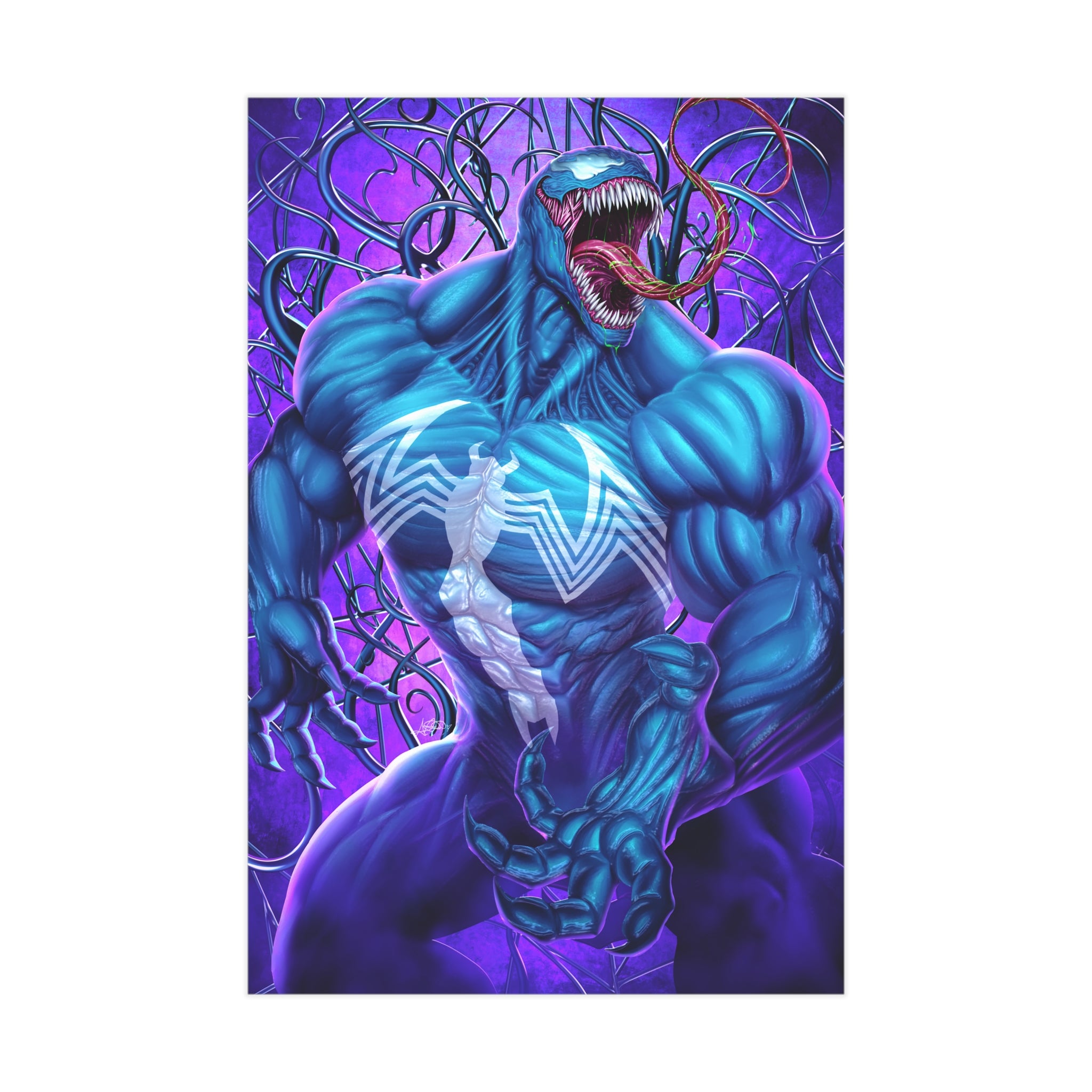 Venom "Lethal" V2 Edition Mini Art Print