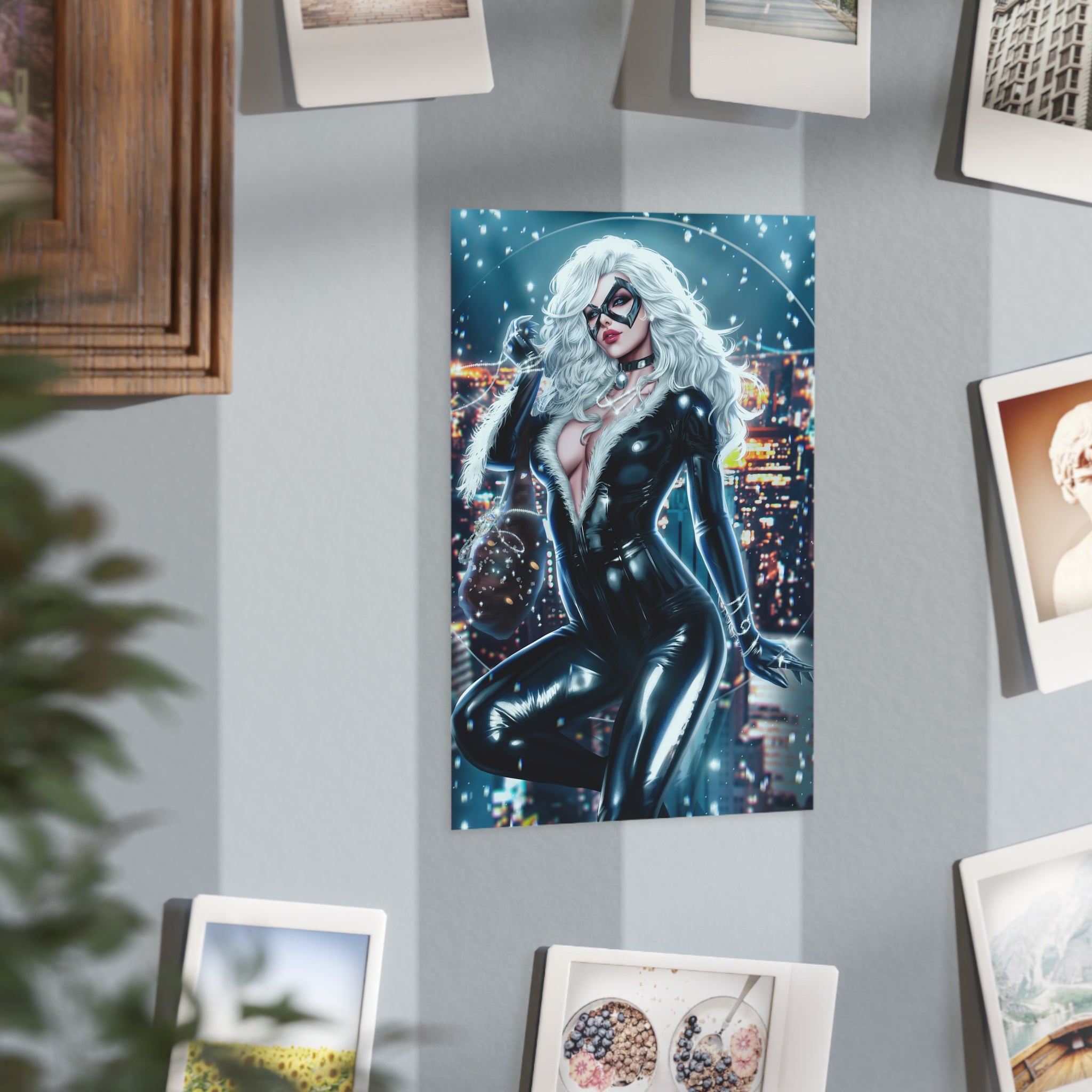 Black Cat "Jewel Heist" Mini Art Print