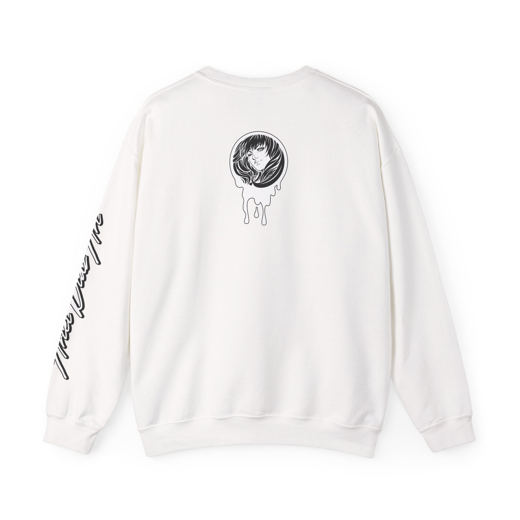 Acid Pour Edgy Graphic Crewneck Sweatshirt