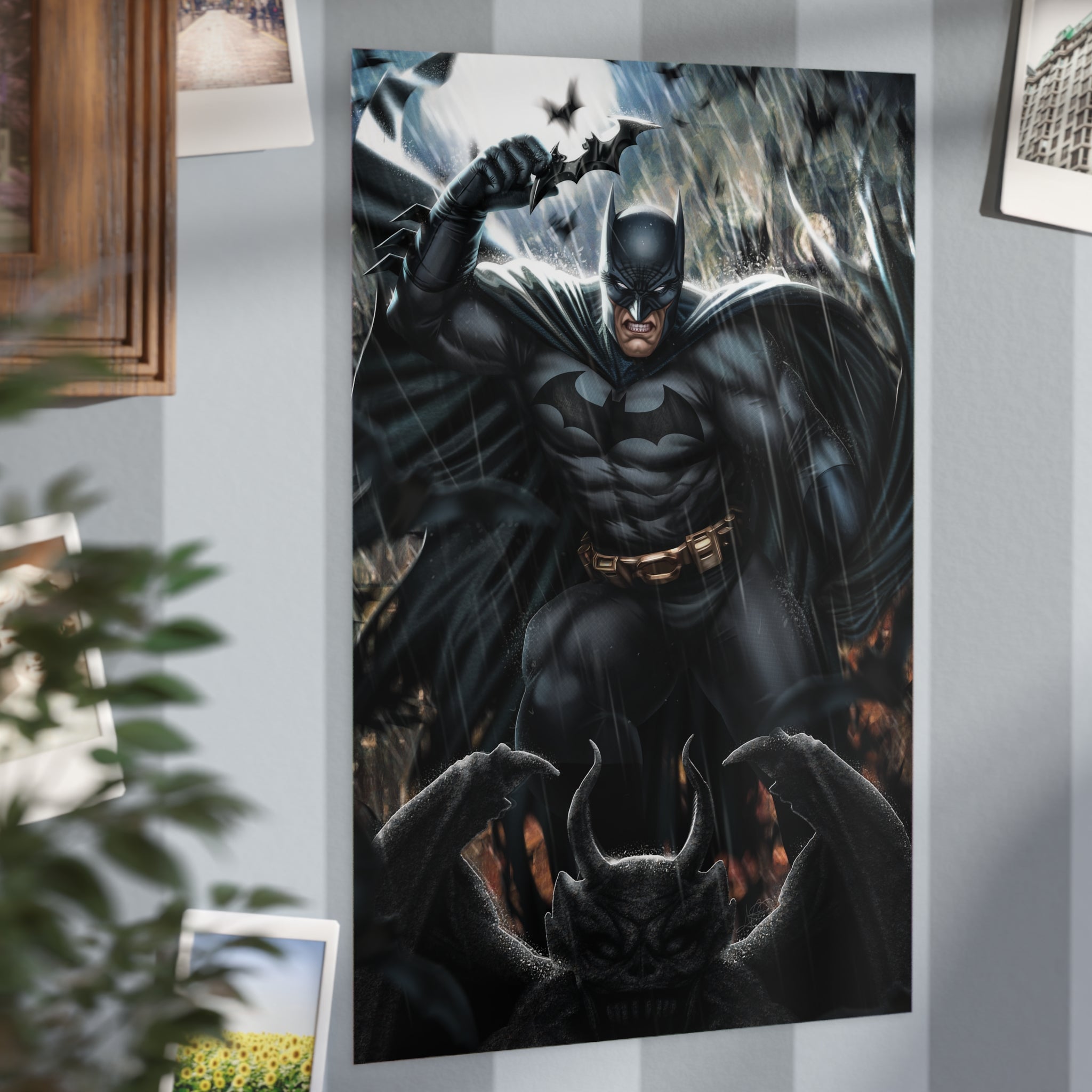 The Batman "Gargoyle" Mini Art Print