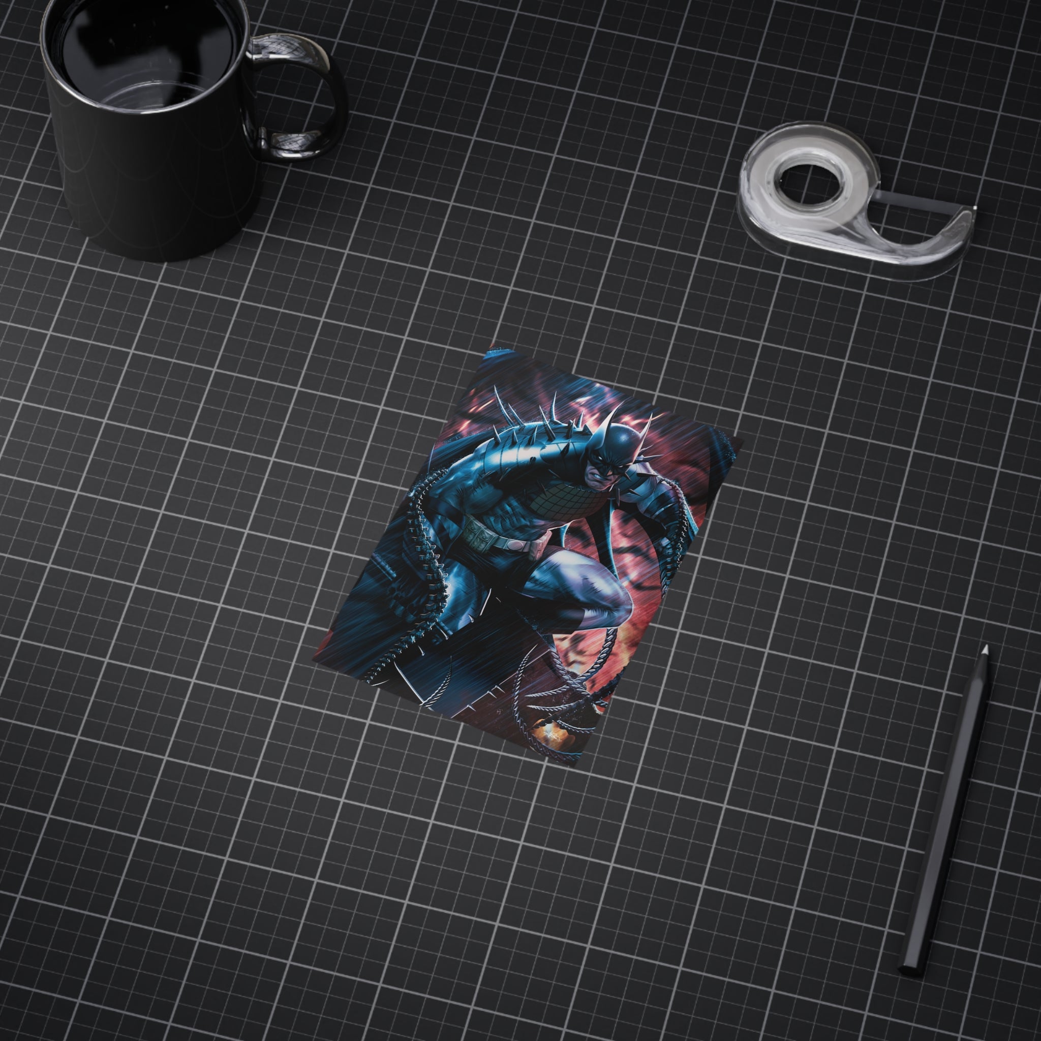 Absolute Batman (Blue) Mini Art Print