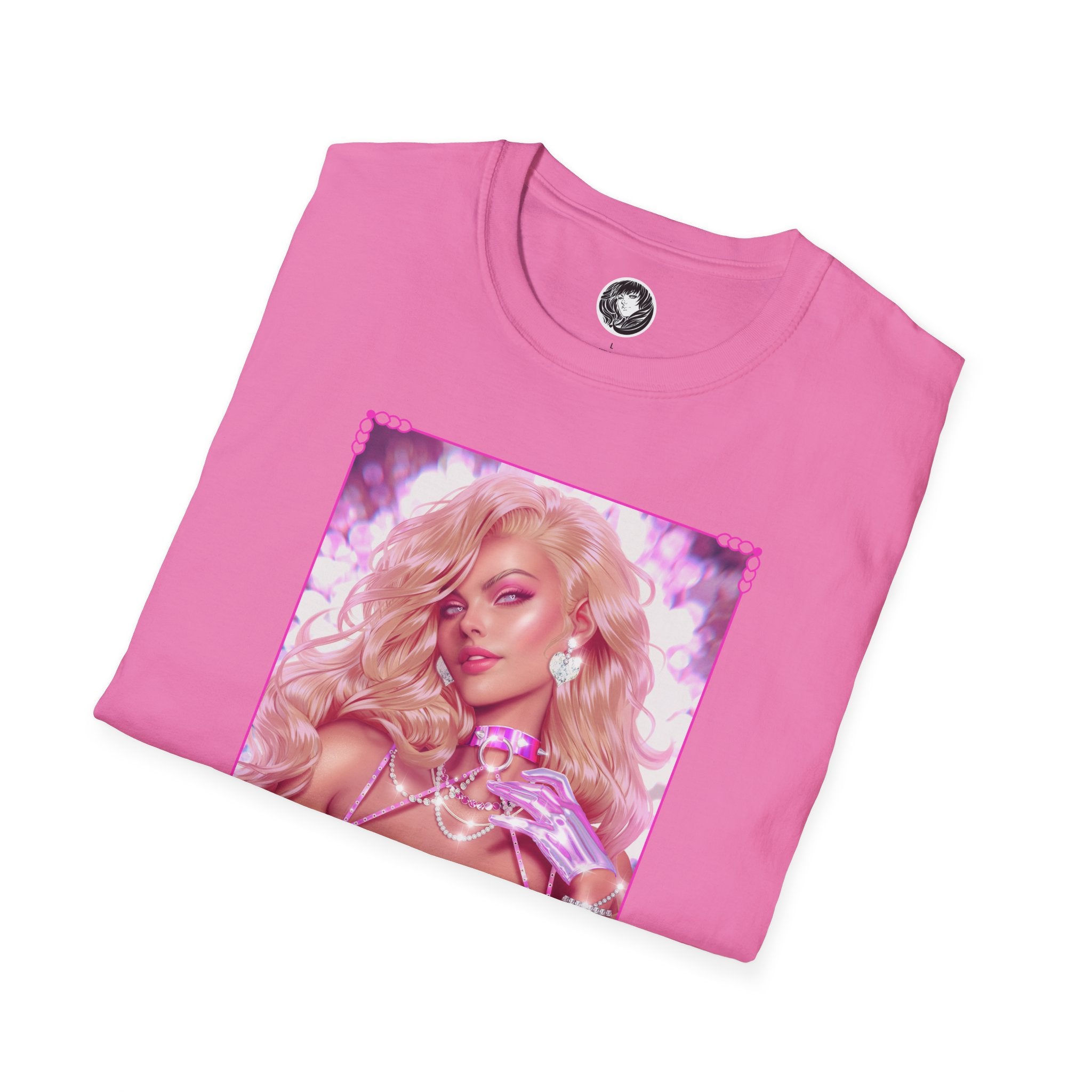 Bold Barbie Pink Glam Graphic Unisex T-Shirt