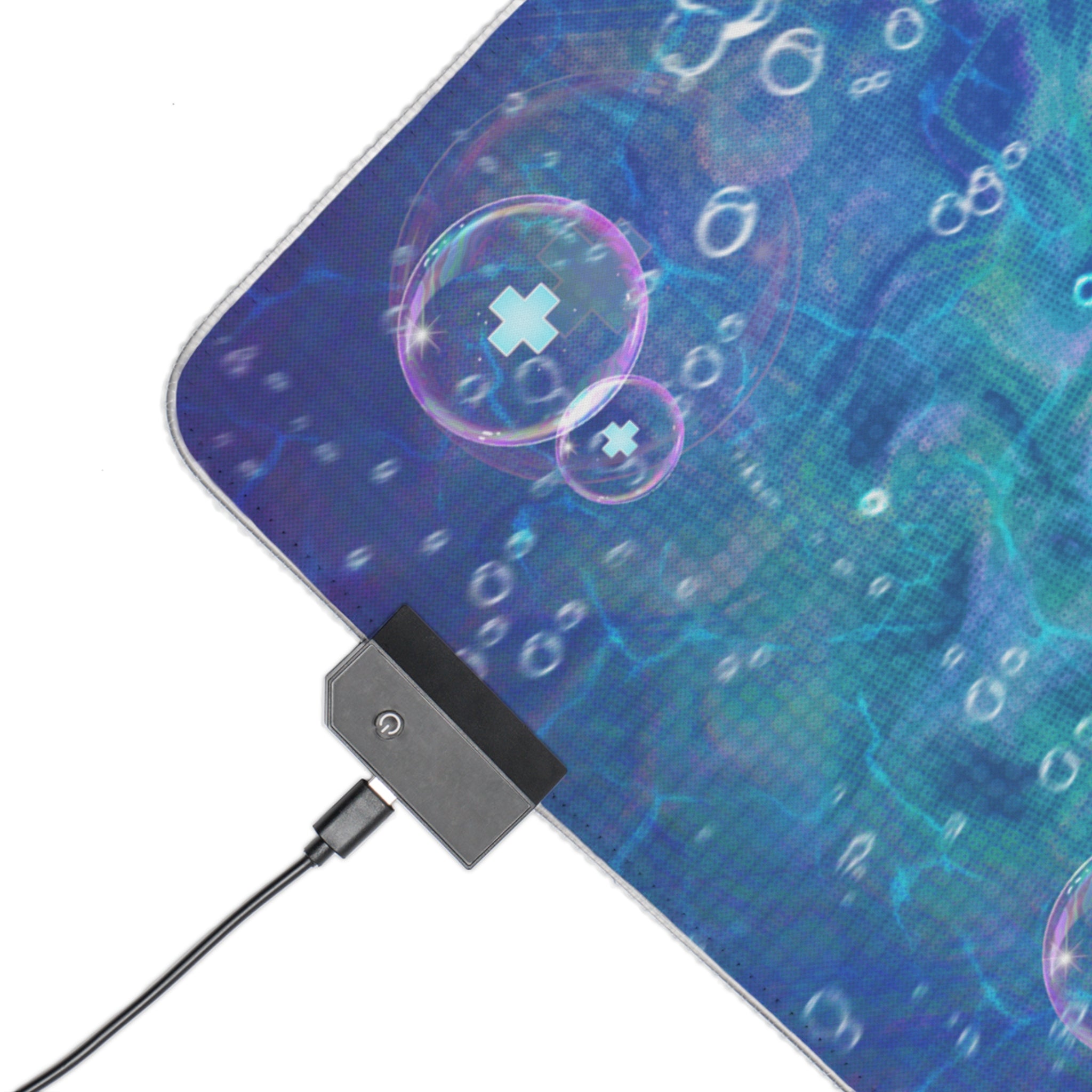 Marvel Rivals: Jeff the Landshark: Chompin' Champion LED Gaming Mouse Pad
