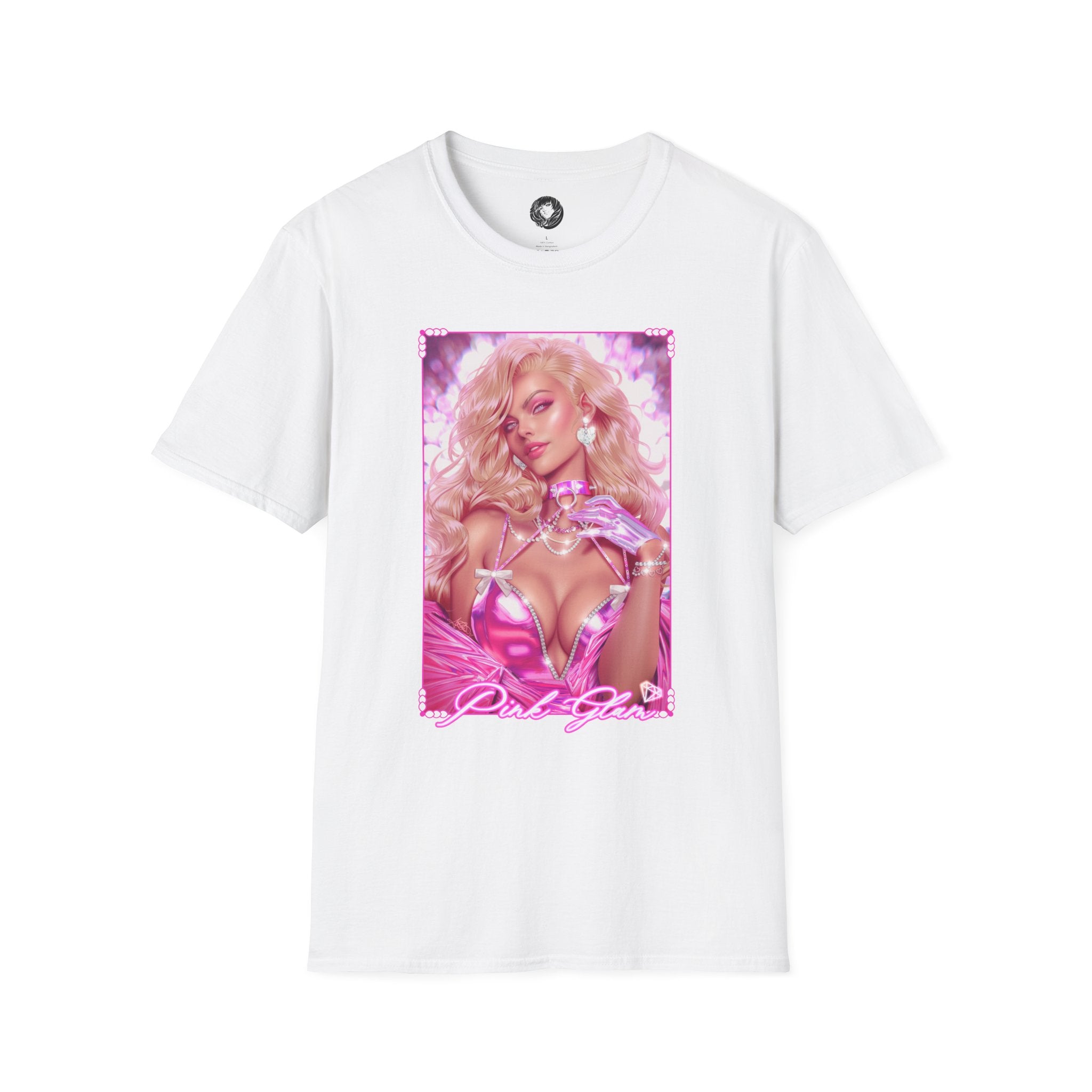 Barbie Pink Glam Bold  Graphic Unisex T-Shirt