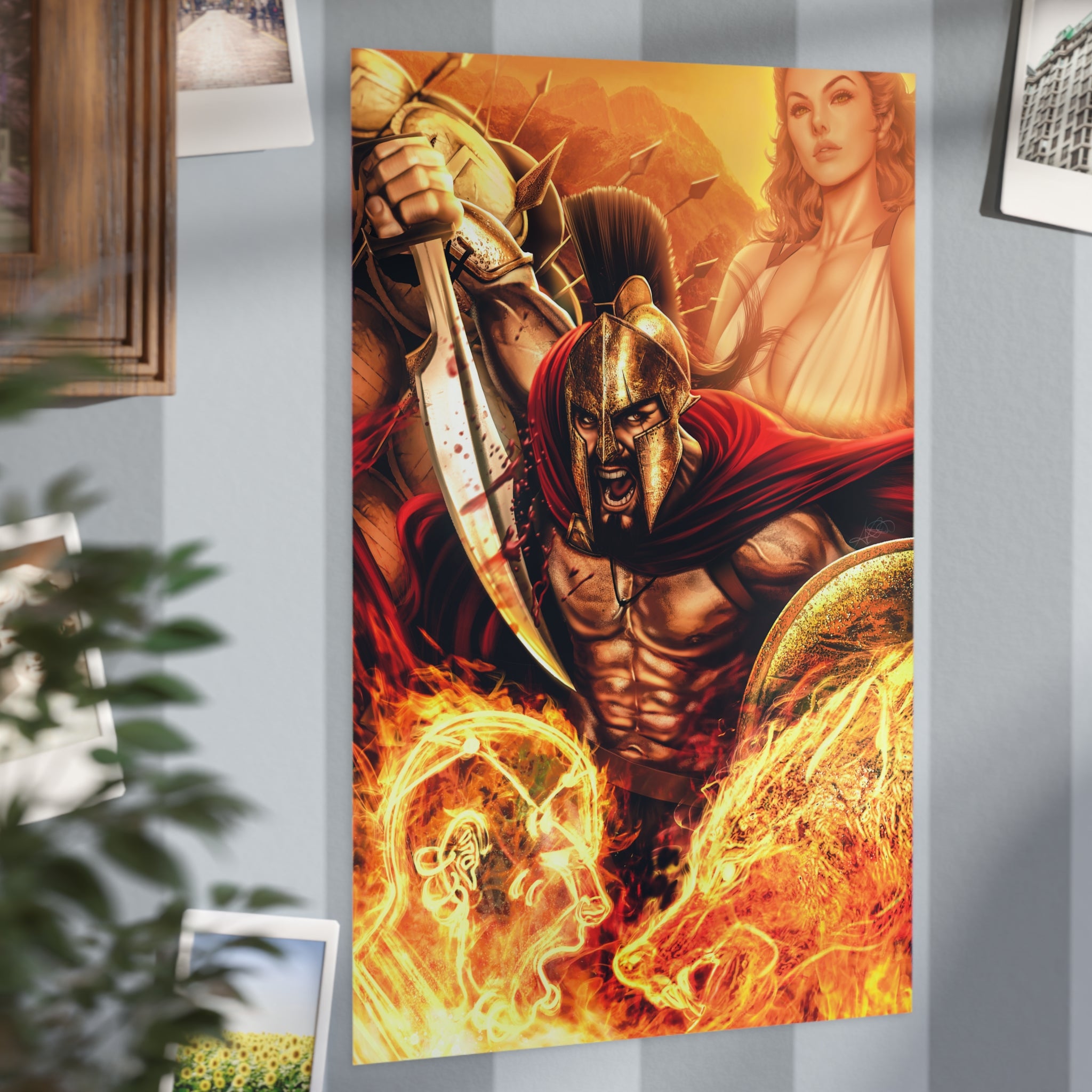 300 #1 25th Anniversary Edition Mini Art Print