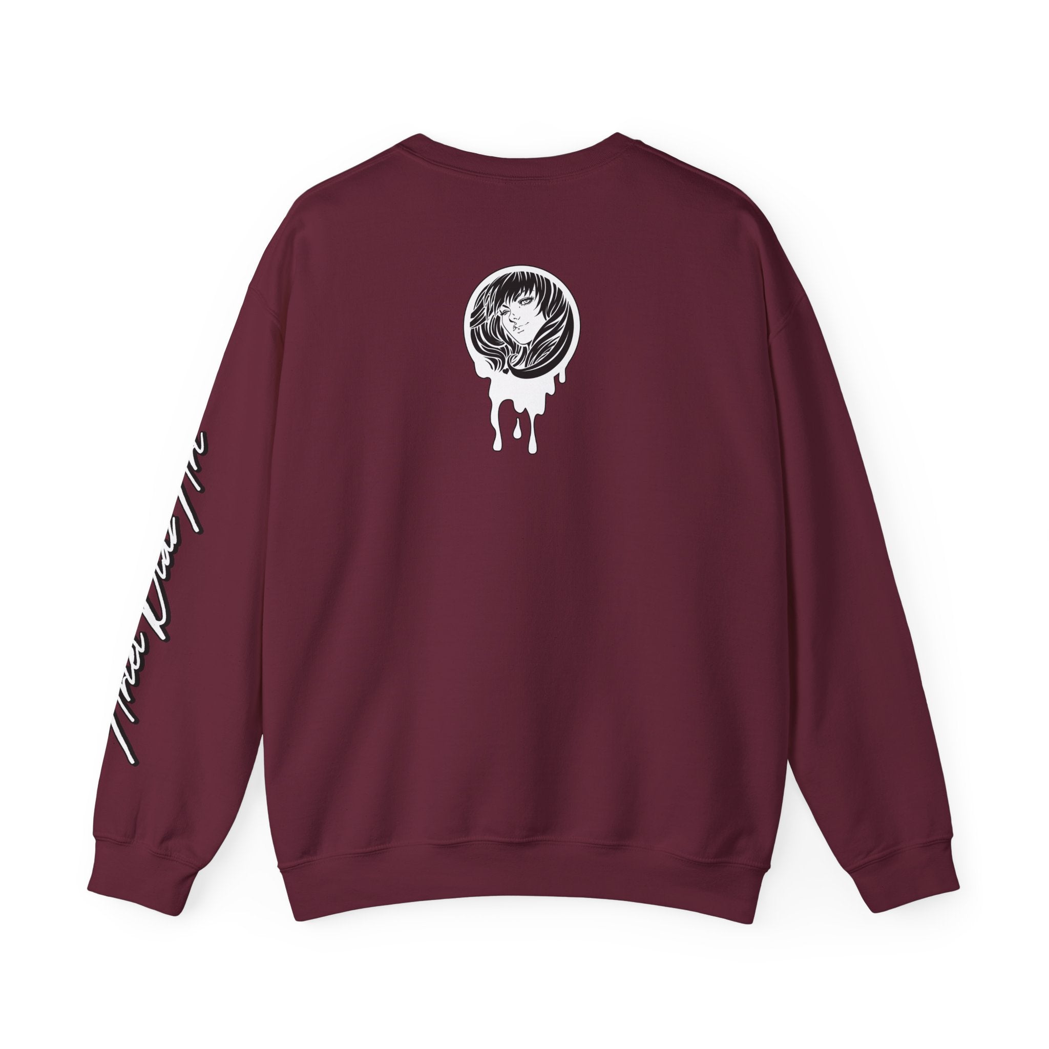 Acid Pour Edgy Graphic Crewneck Sweatshirt