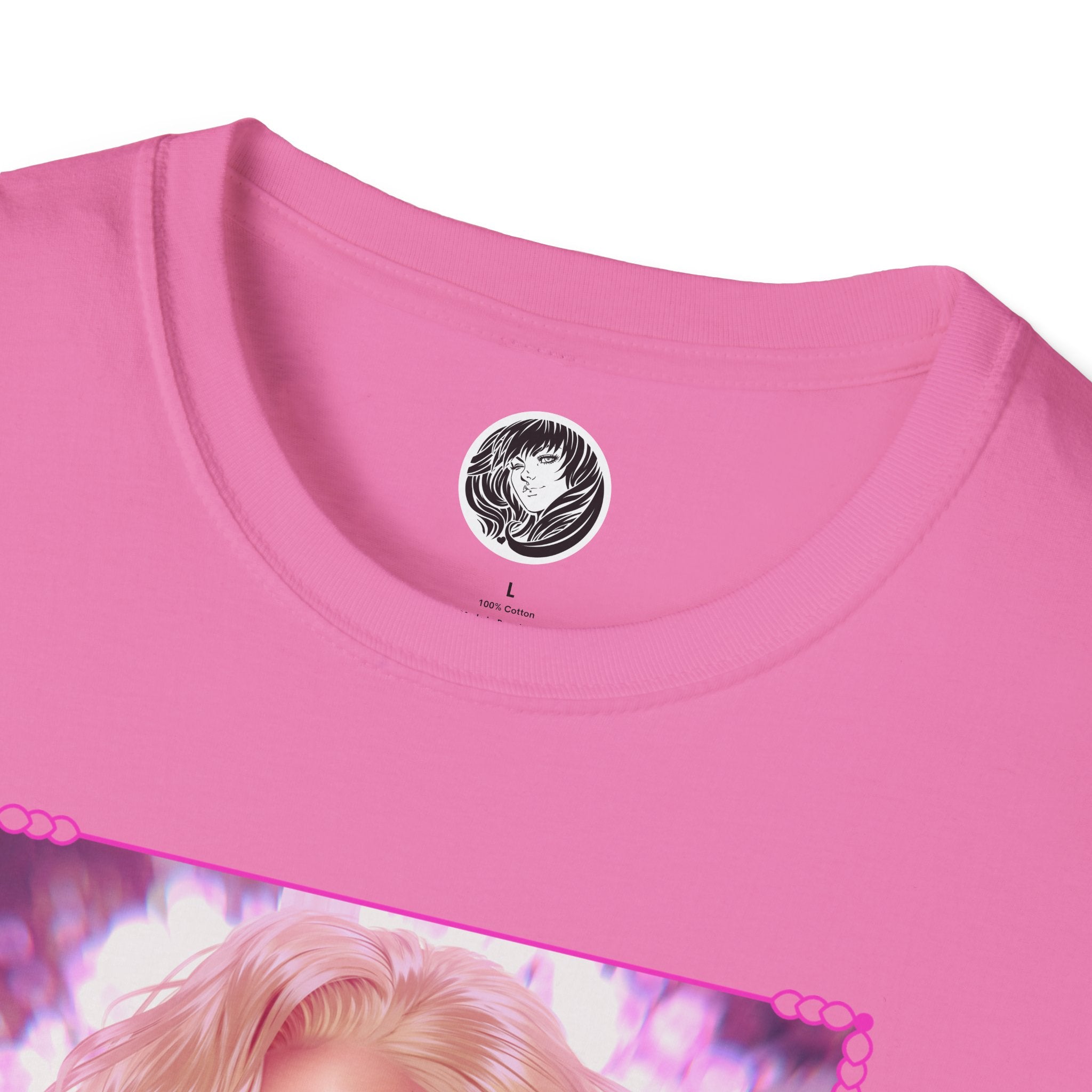 Bold Barbie Pink Glam Graphic Unisex T-Shirt