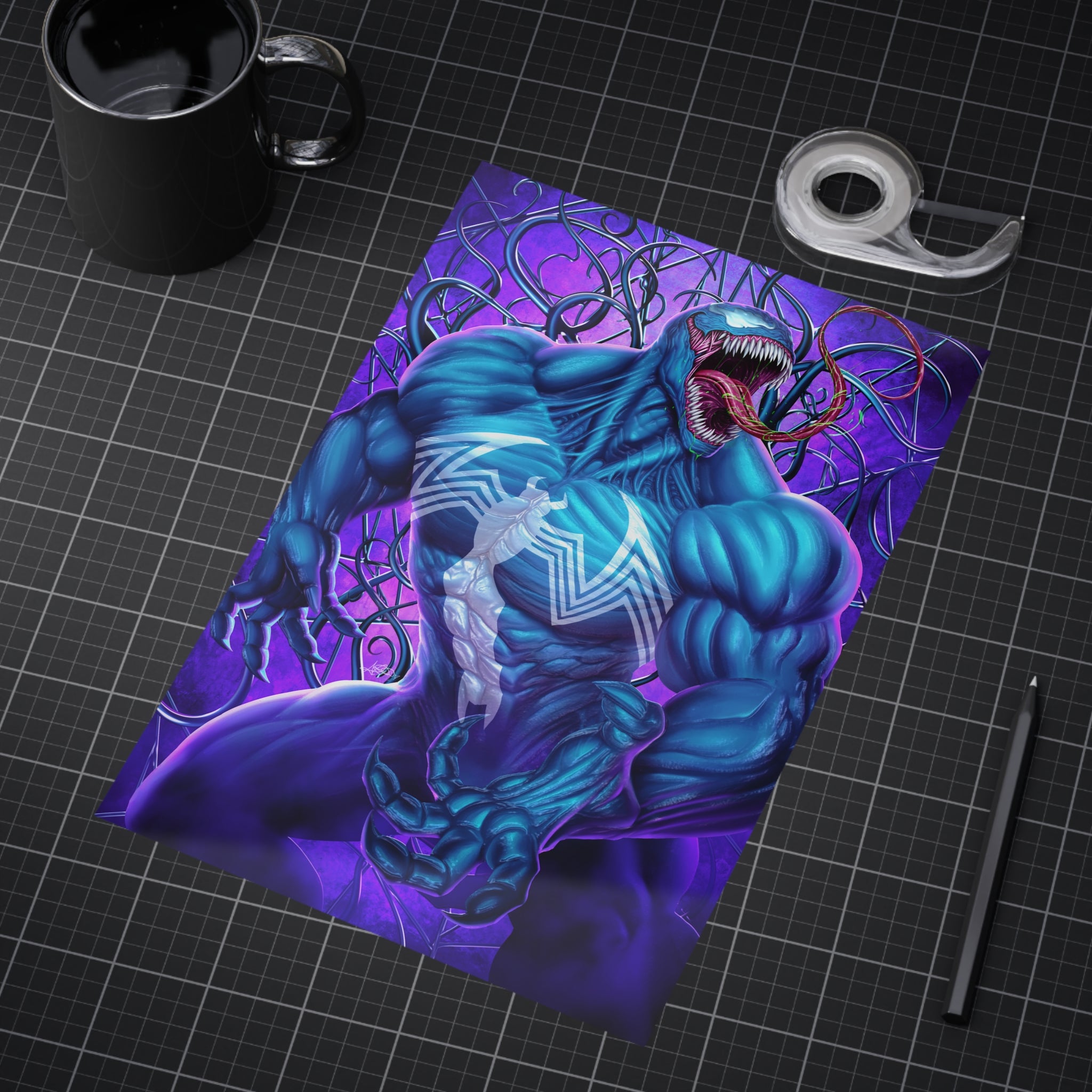 Venom "Lethal" V2 Edition Mini Art Print