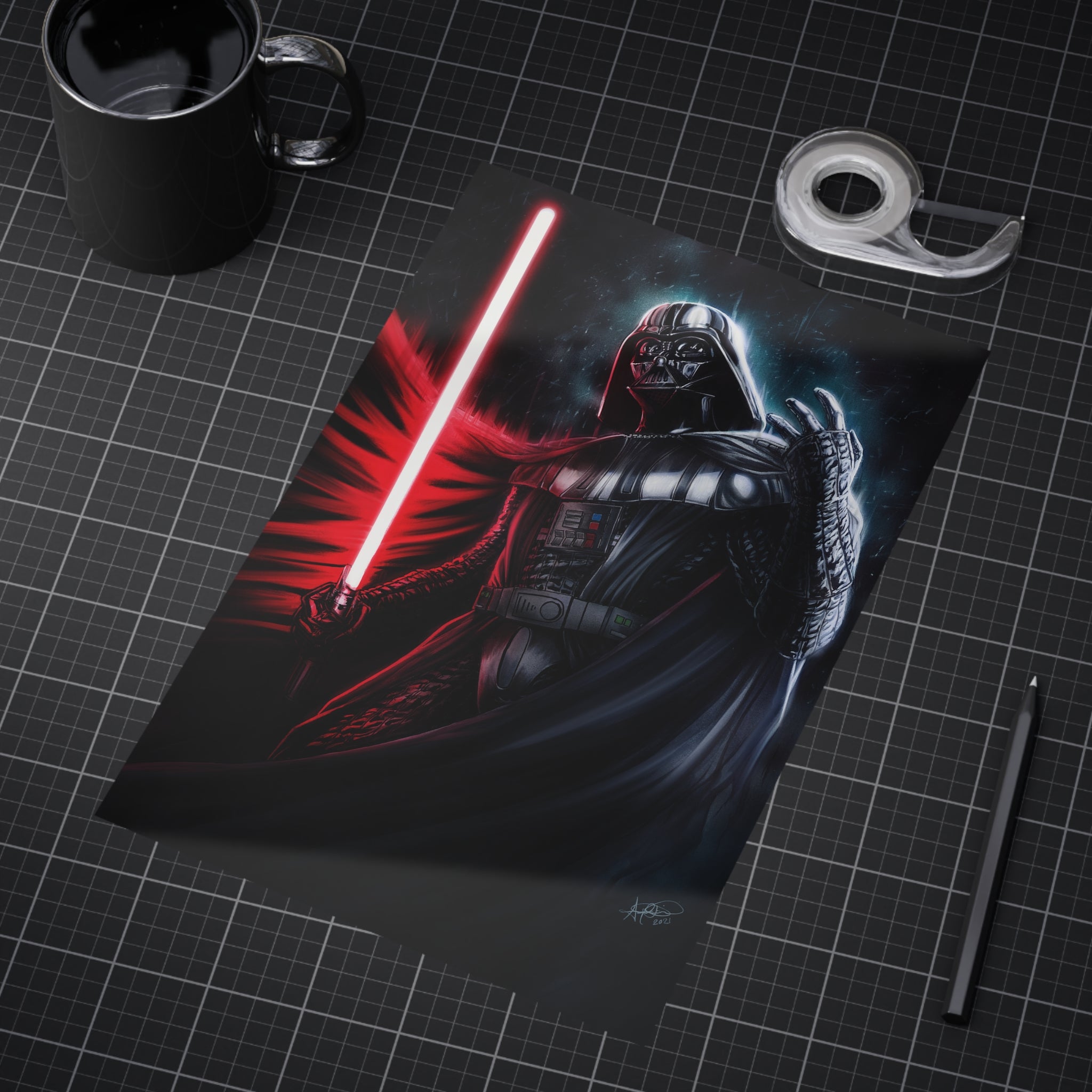 Darth Vader Mini Art Print
