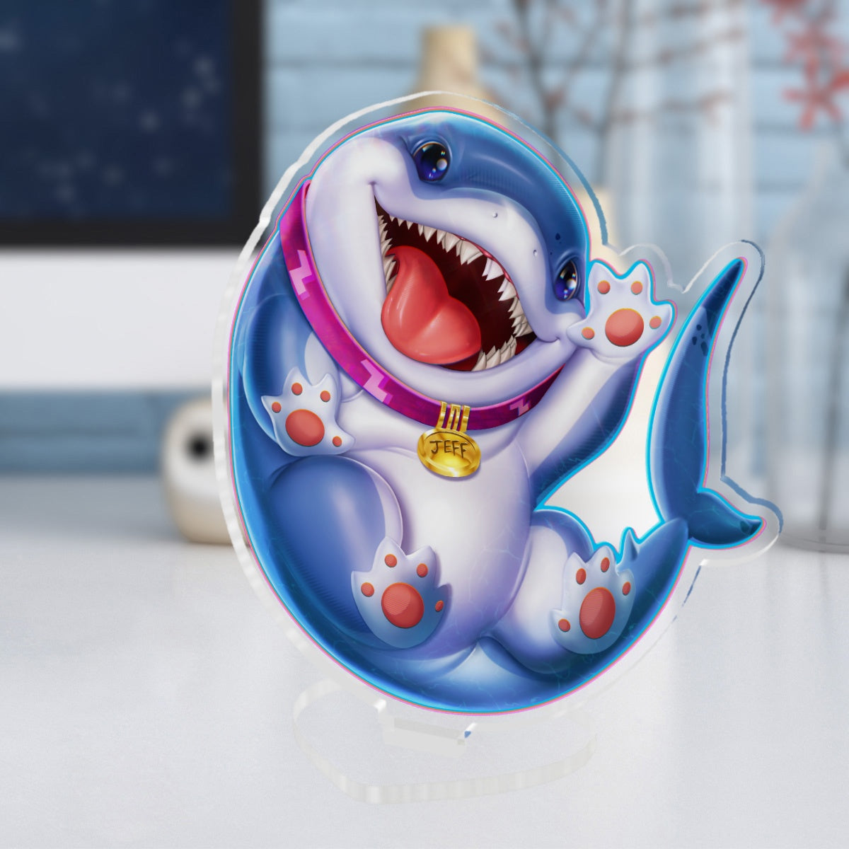 Jeff Clear Acrylic Standees