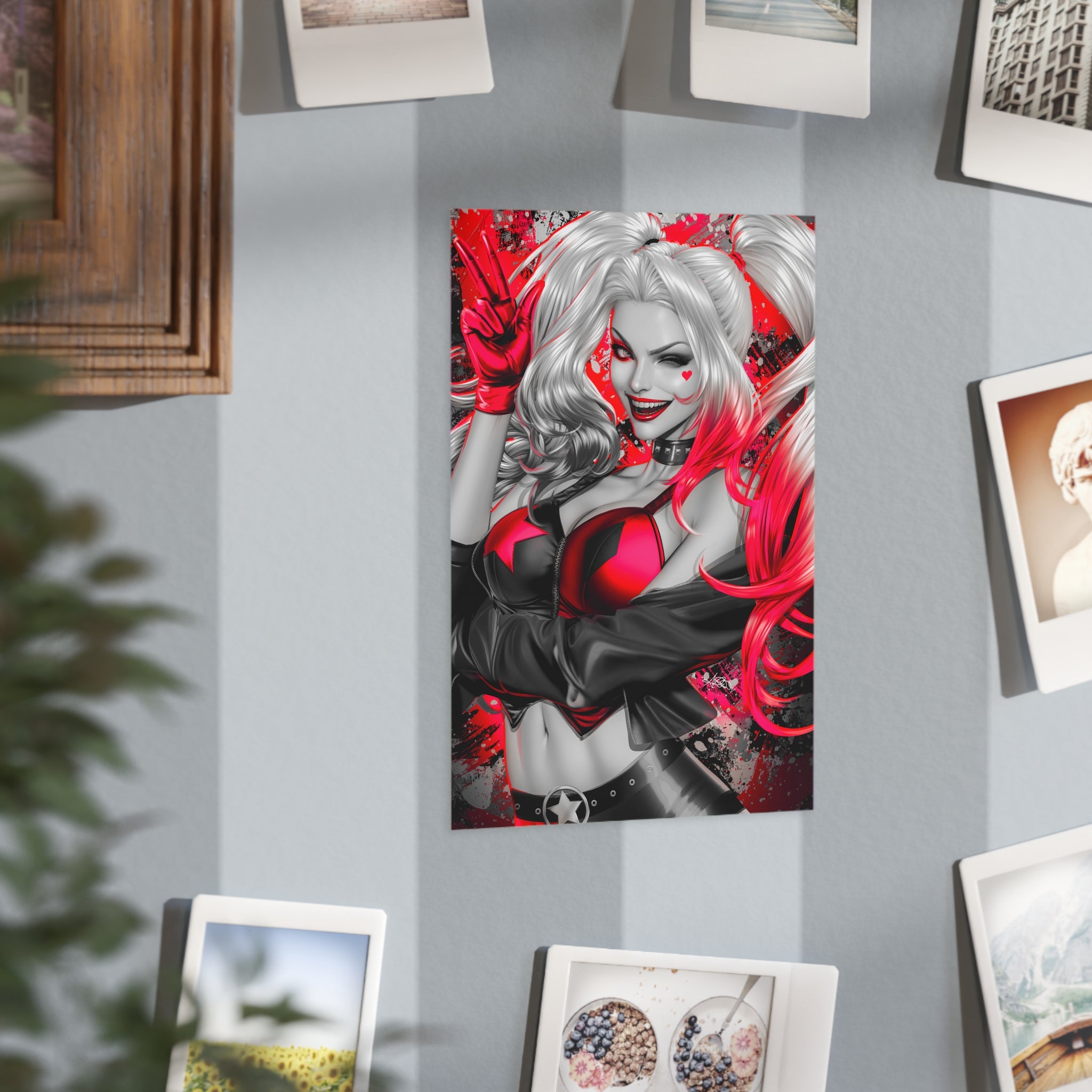 Harley Quinn: Black+White+Redder #6 Mini Art Print