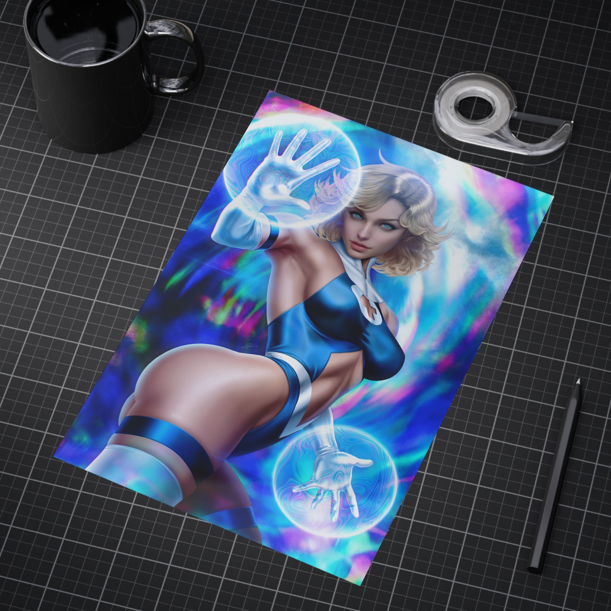 "Fantastic" B Invisible Woman Mini Art Print