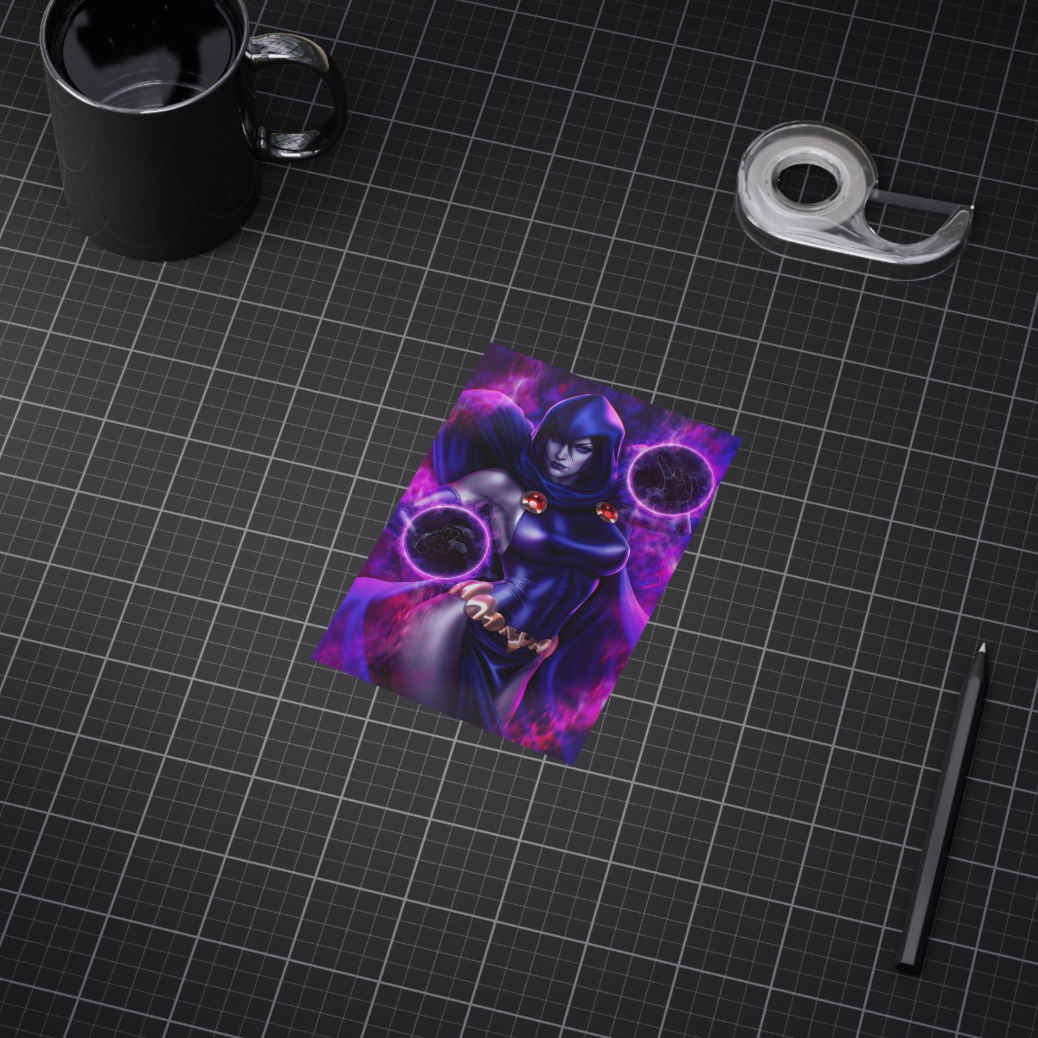 Raven "Mystic" Mini Art Print