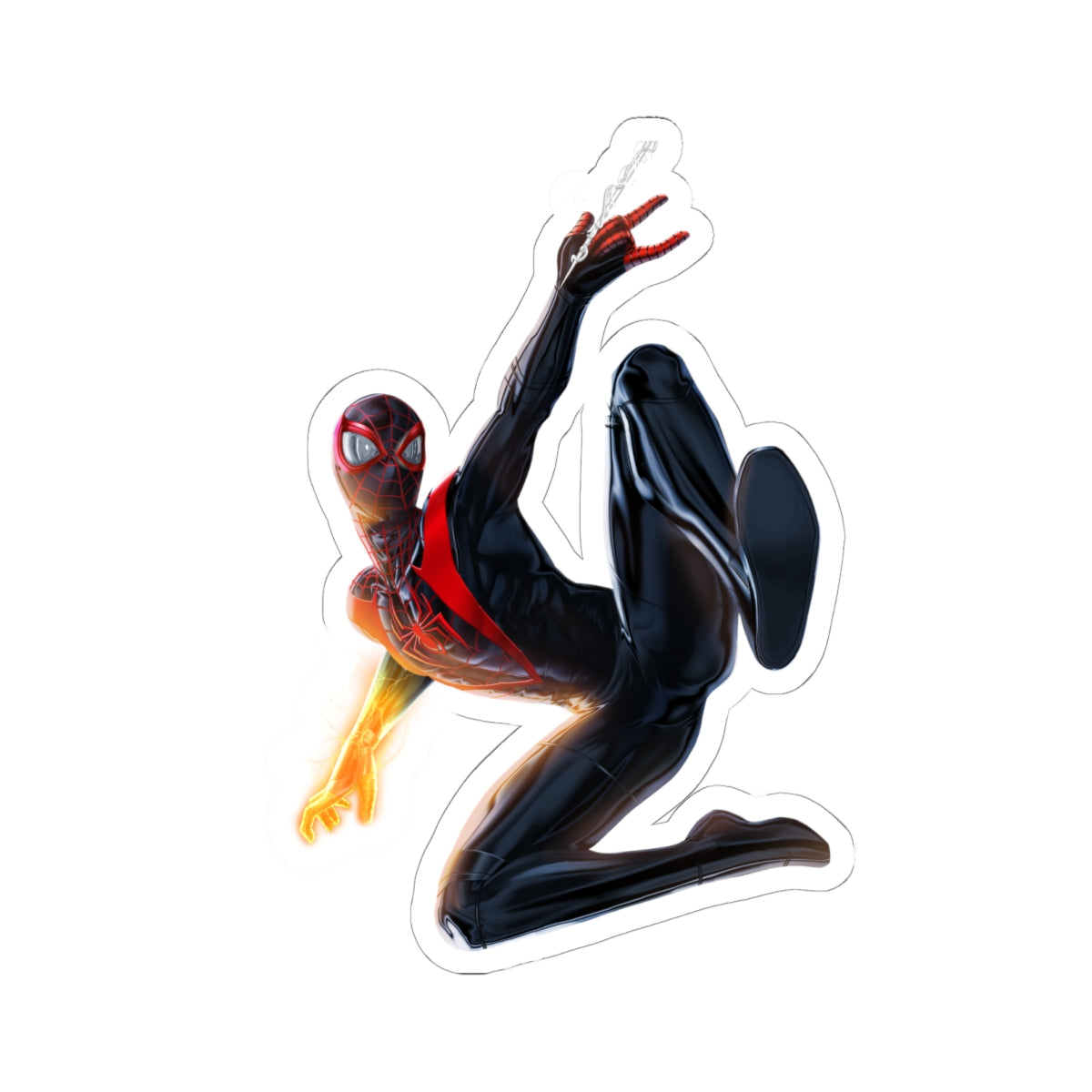 Spider-Man Miles Kiss-Cut Stickers 6"