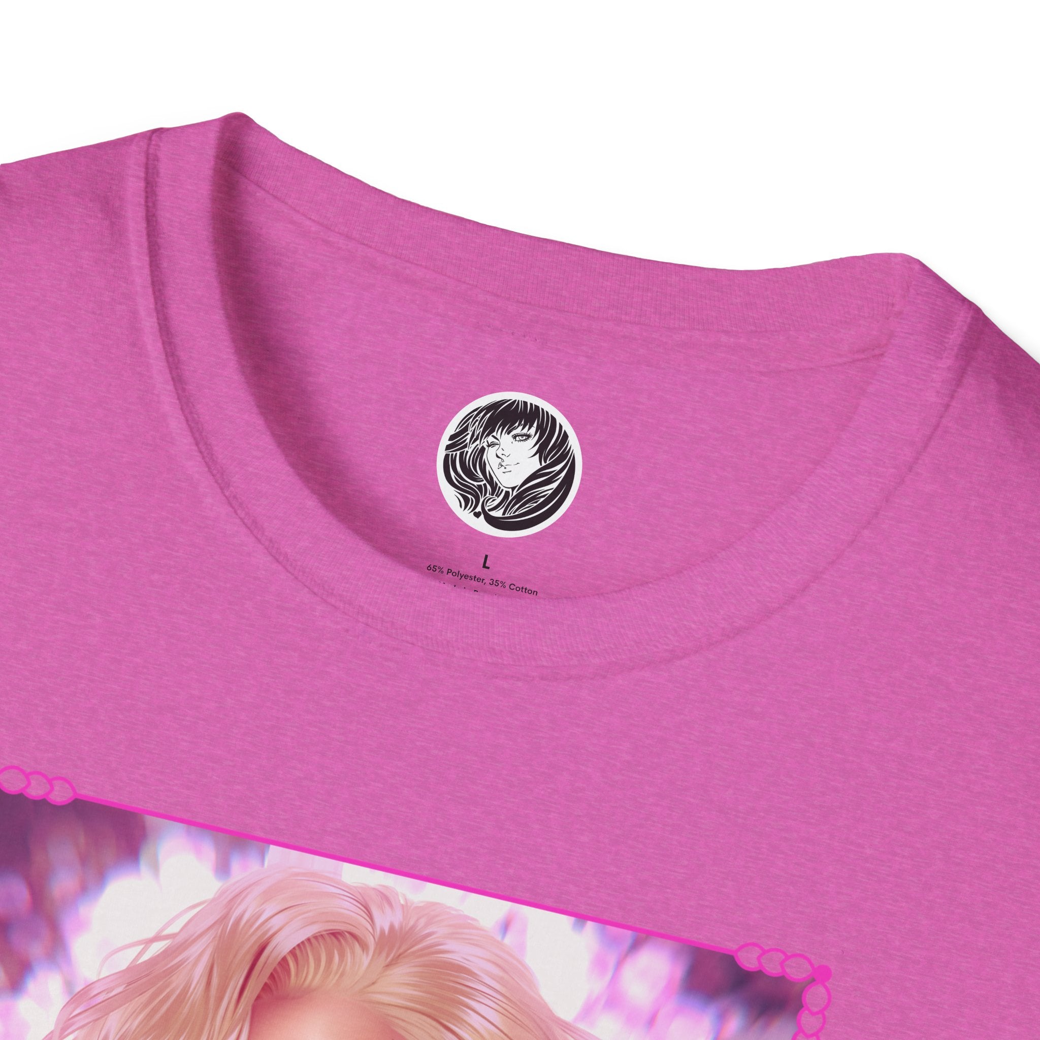 Bold Barbie Pink Glam Graphic Unisex T-Shirt