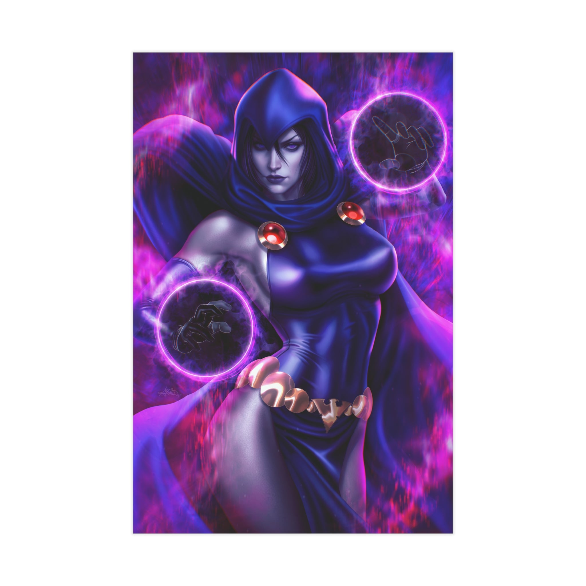 Raven "Mystic" Mini Art Print