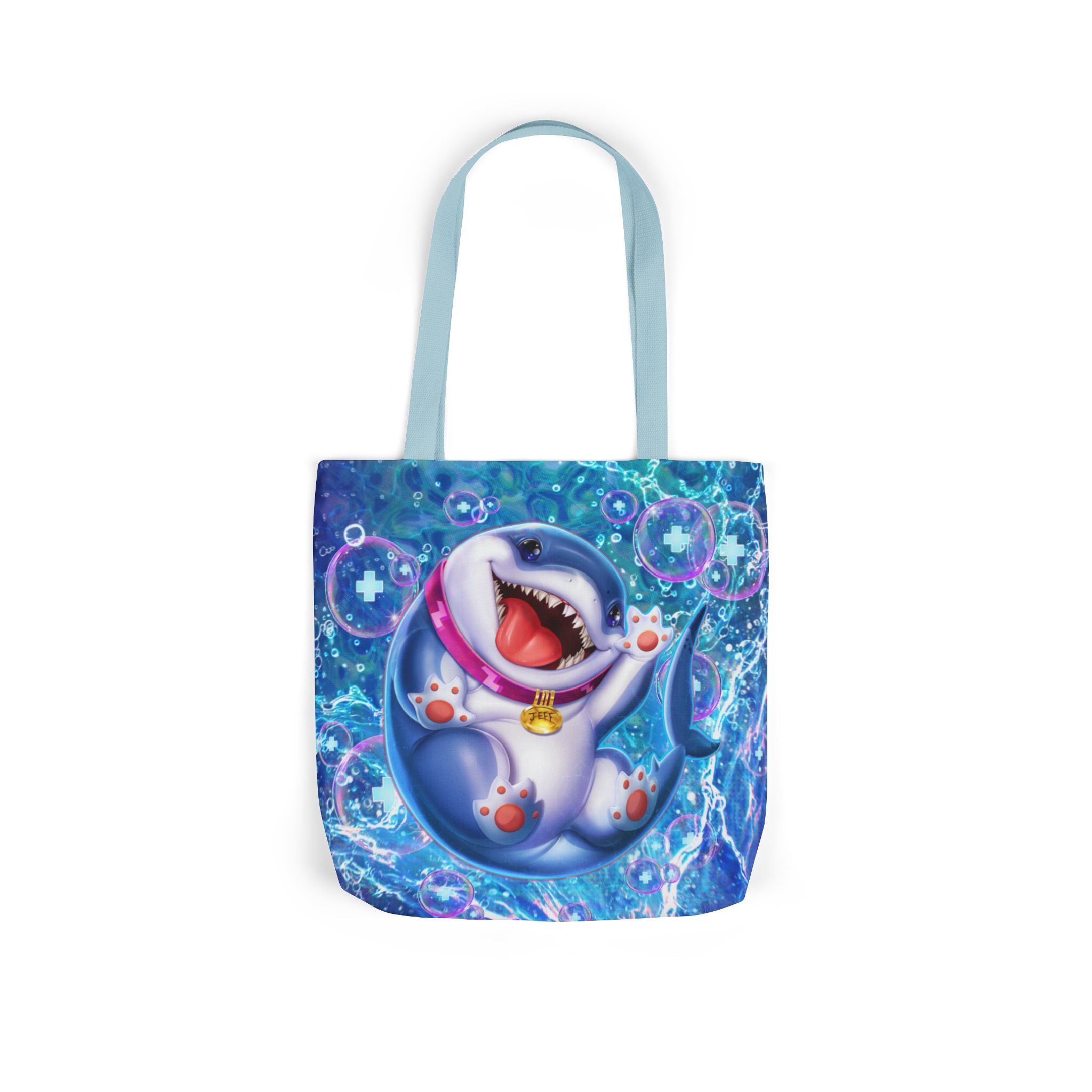 Marvel Rivals: Jeff the Landshark: Chompin' Champion Canvas Tote Bag