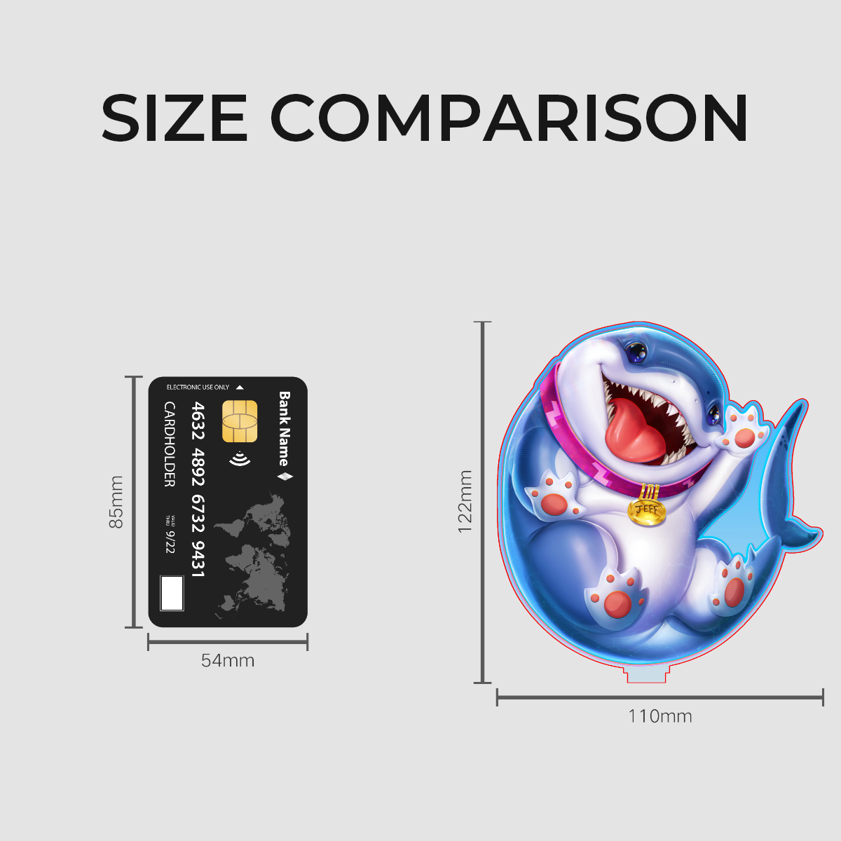 Jeff the Landshark Acrylic Standee