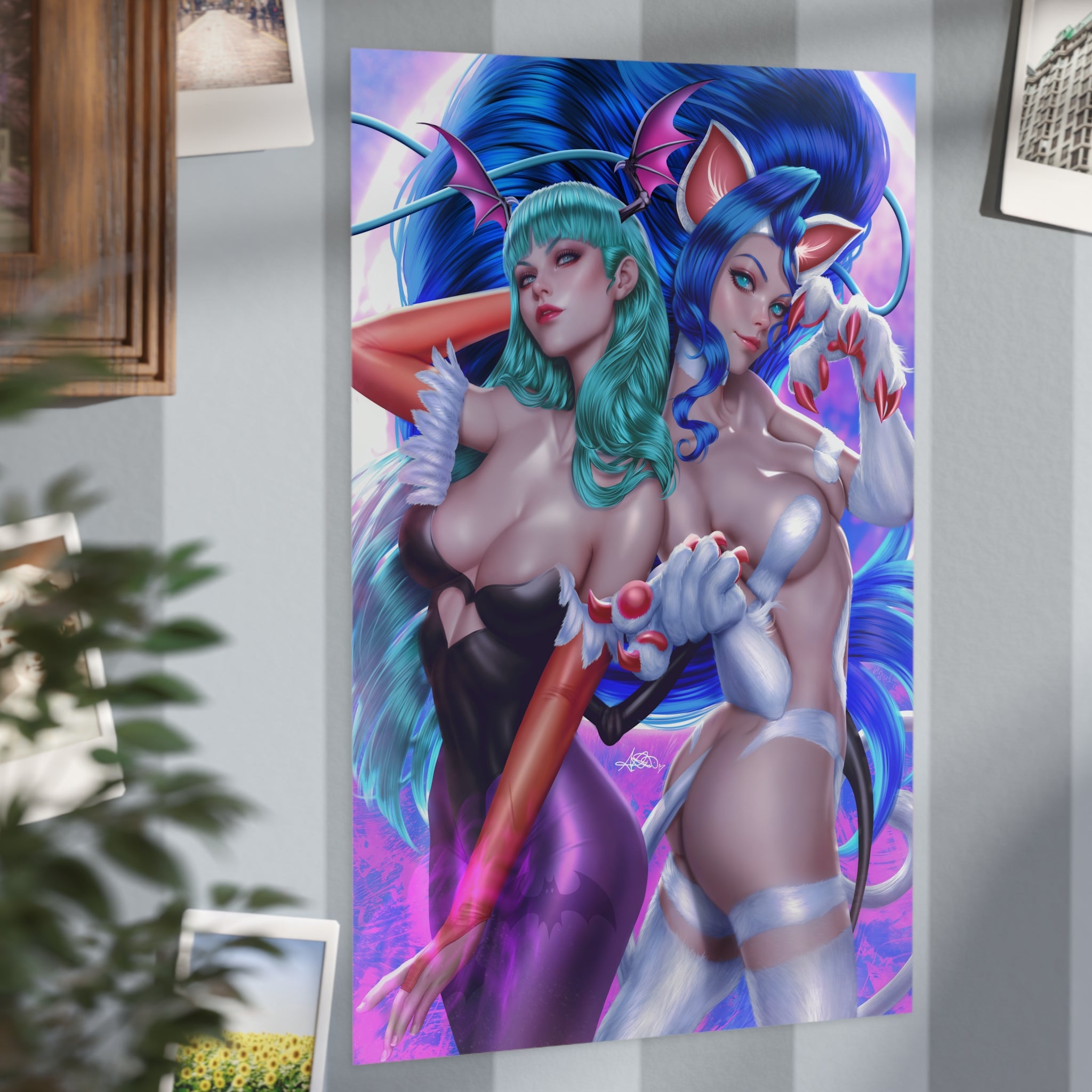 Darkstalkers #1 20th Anniversary Edition Mini Art Print