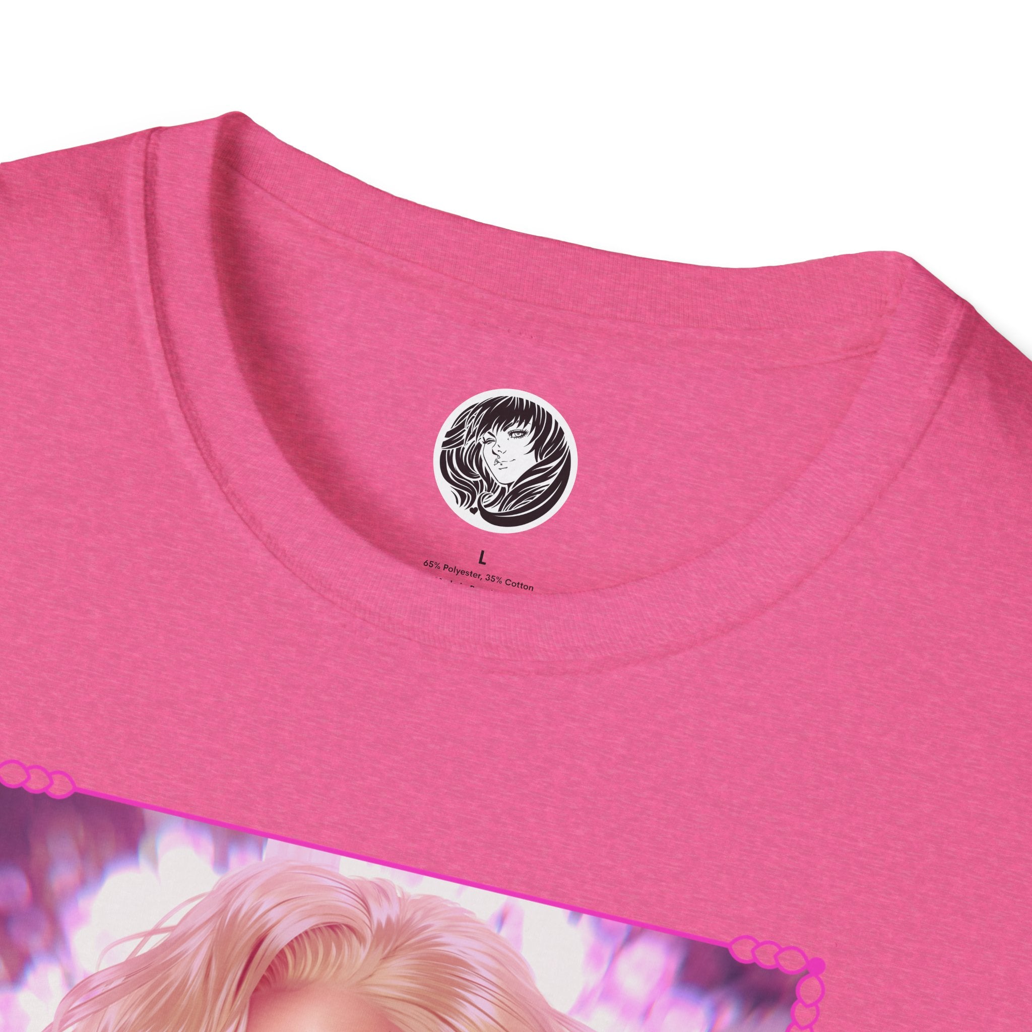 Bold Barbie Pink Glam Graphic Unisex T-Shirt
