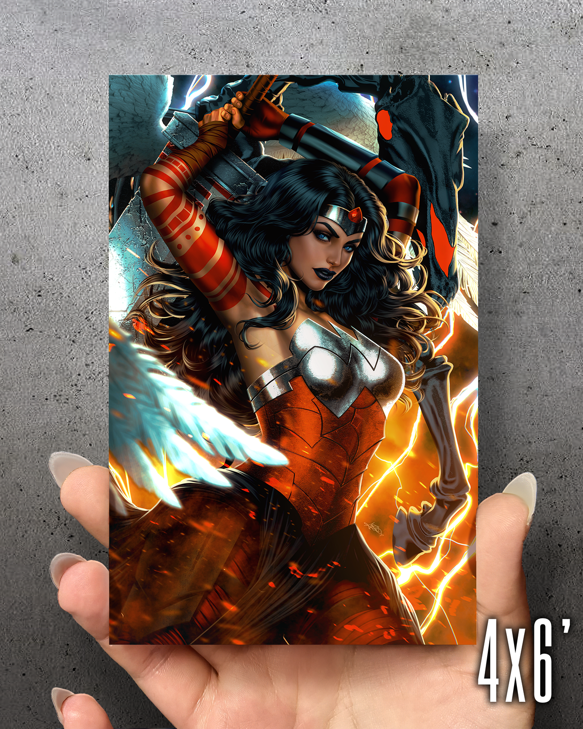 Absolute Wonder Woman #3 Mini Art Print 4x6