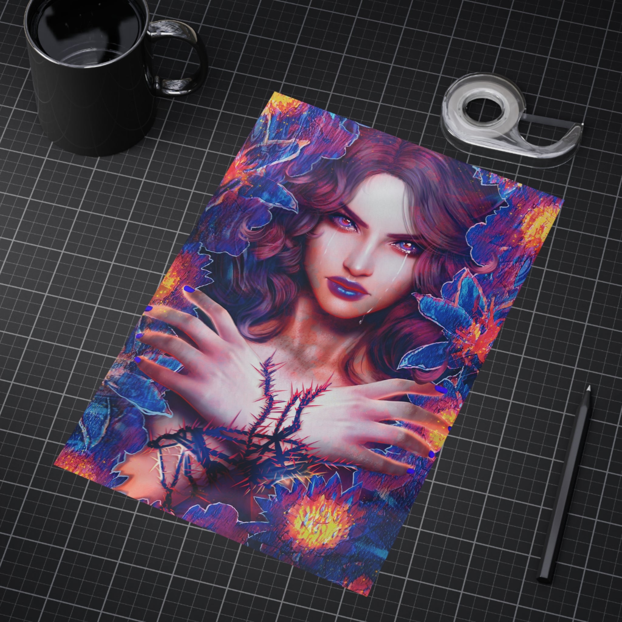 "Torment" Mini Art Print