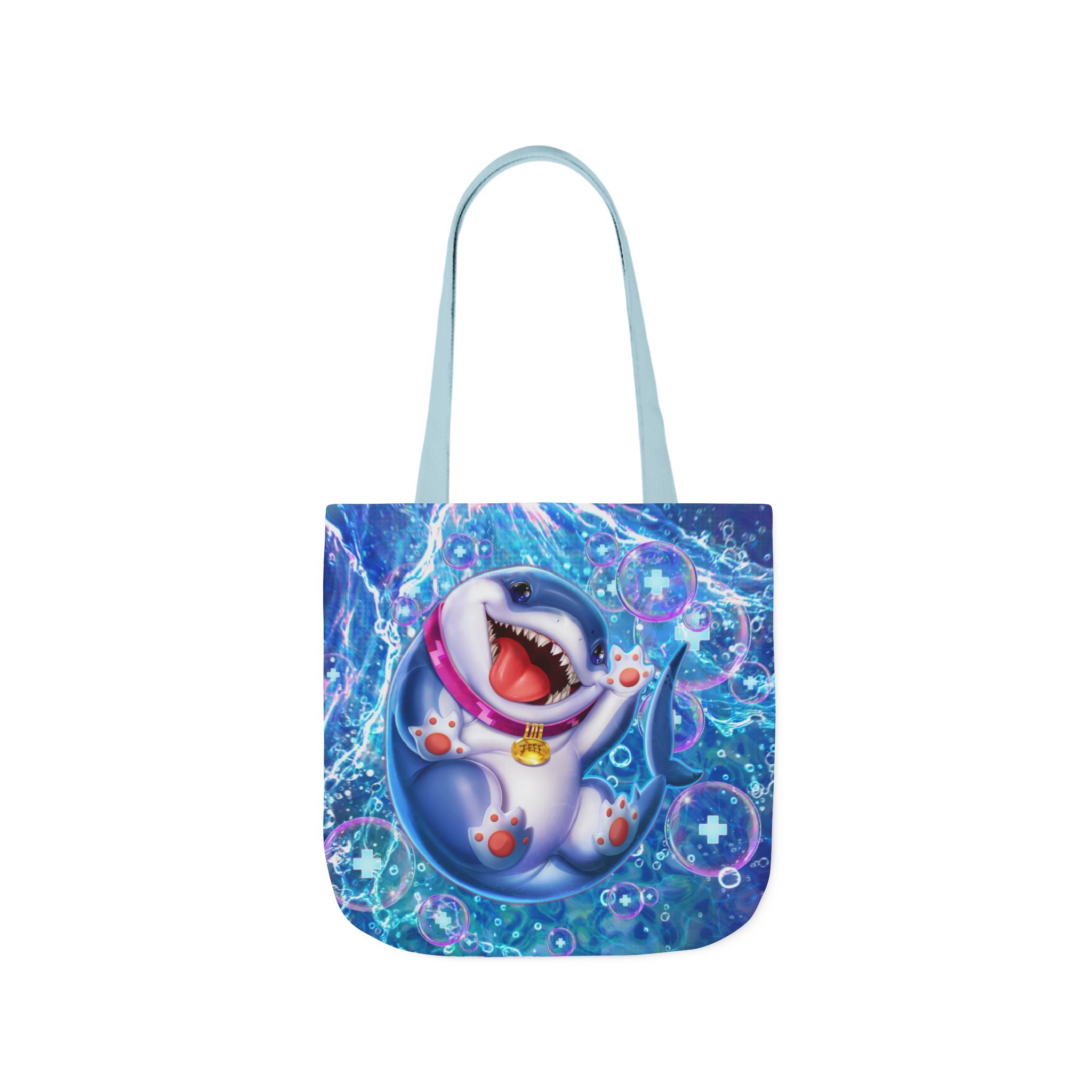 Marvel Rivals: Jeff the Landshark: Chompin' Champion Canvas Tote Bag