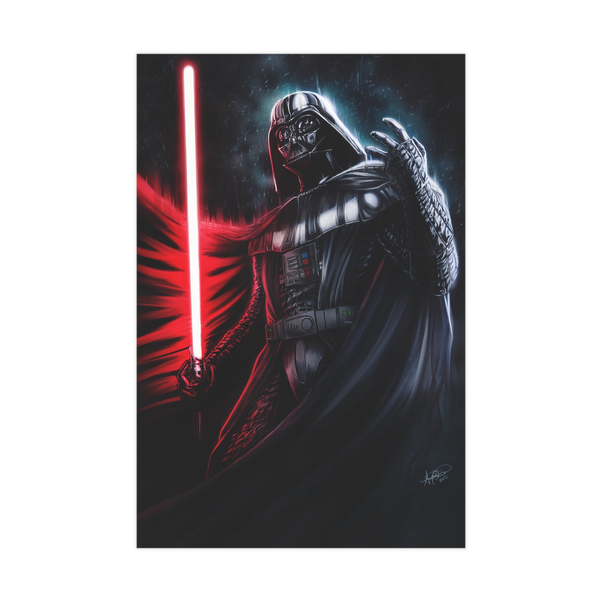 Darth Vader Mini Art Print