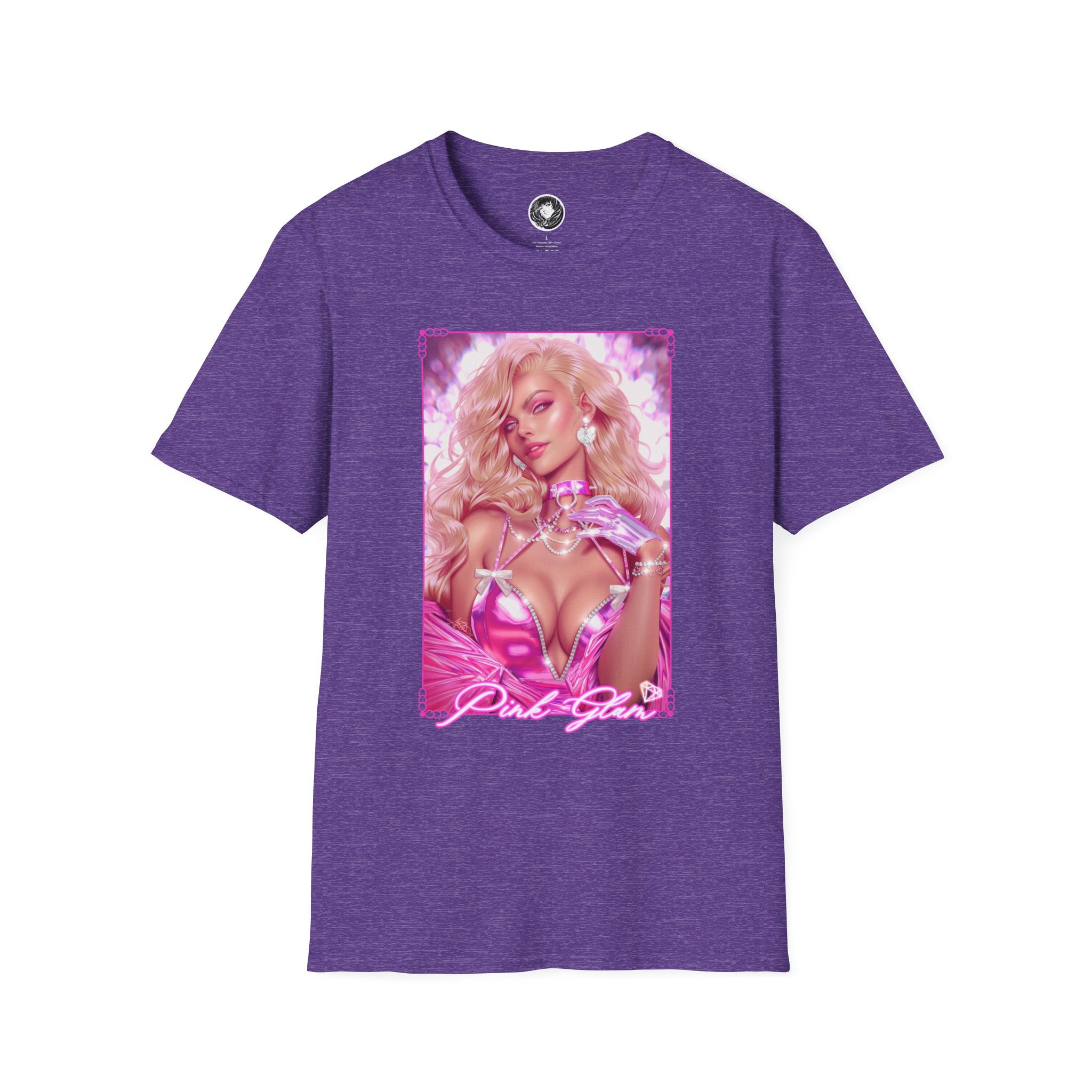 Bold Barbie Pink Glam Graphic Unisex T-Shirt