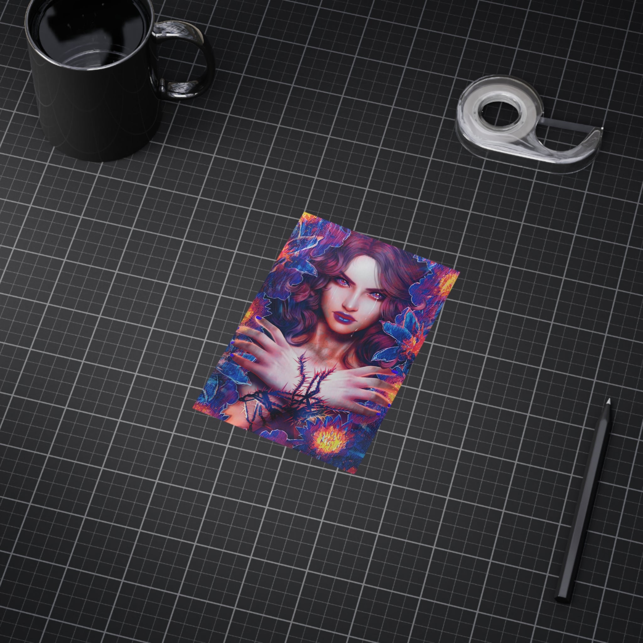 "Torment" Mini Art Print