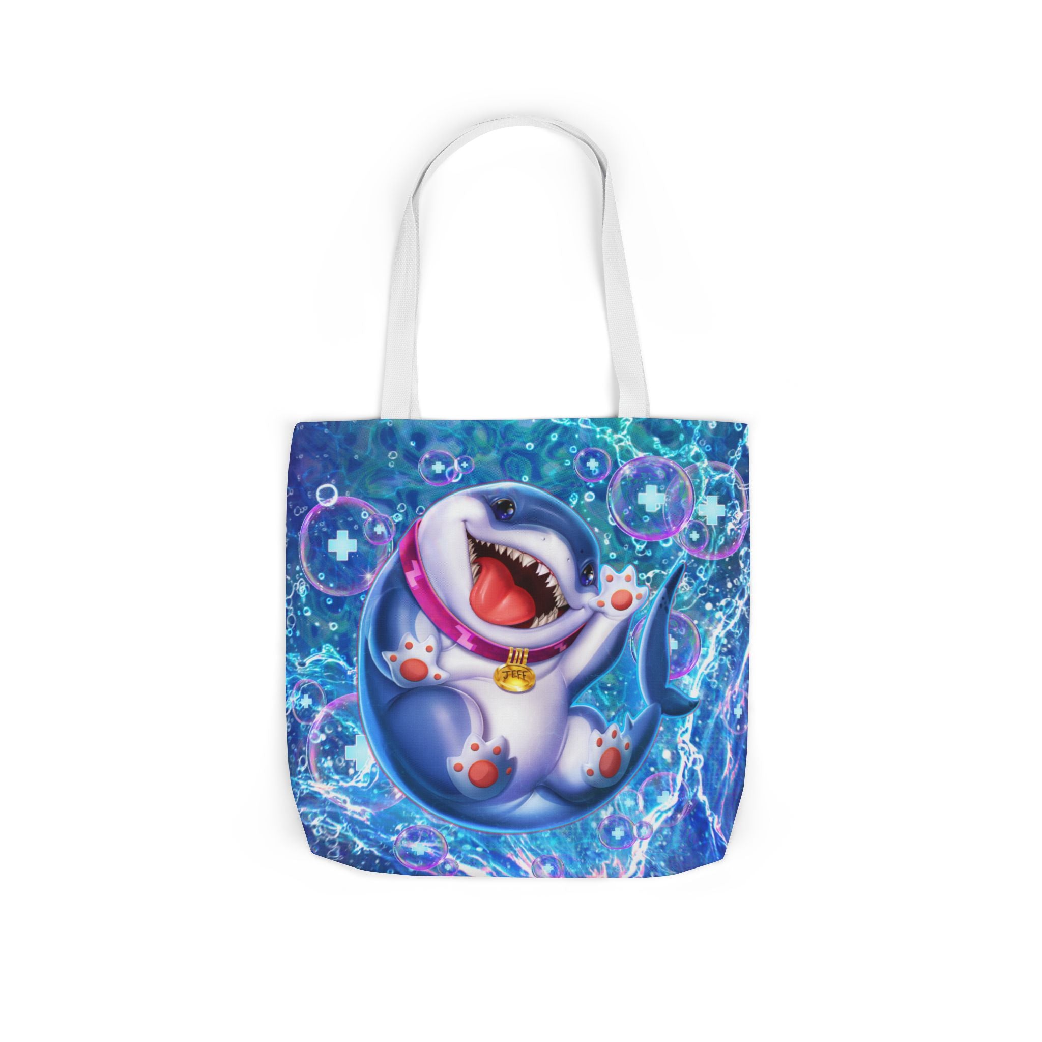 Marvel Rivals: Jeff the Landshark: Chompin' Champion Canvas Tote Bag