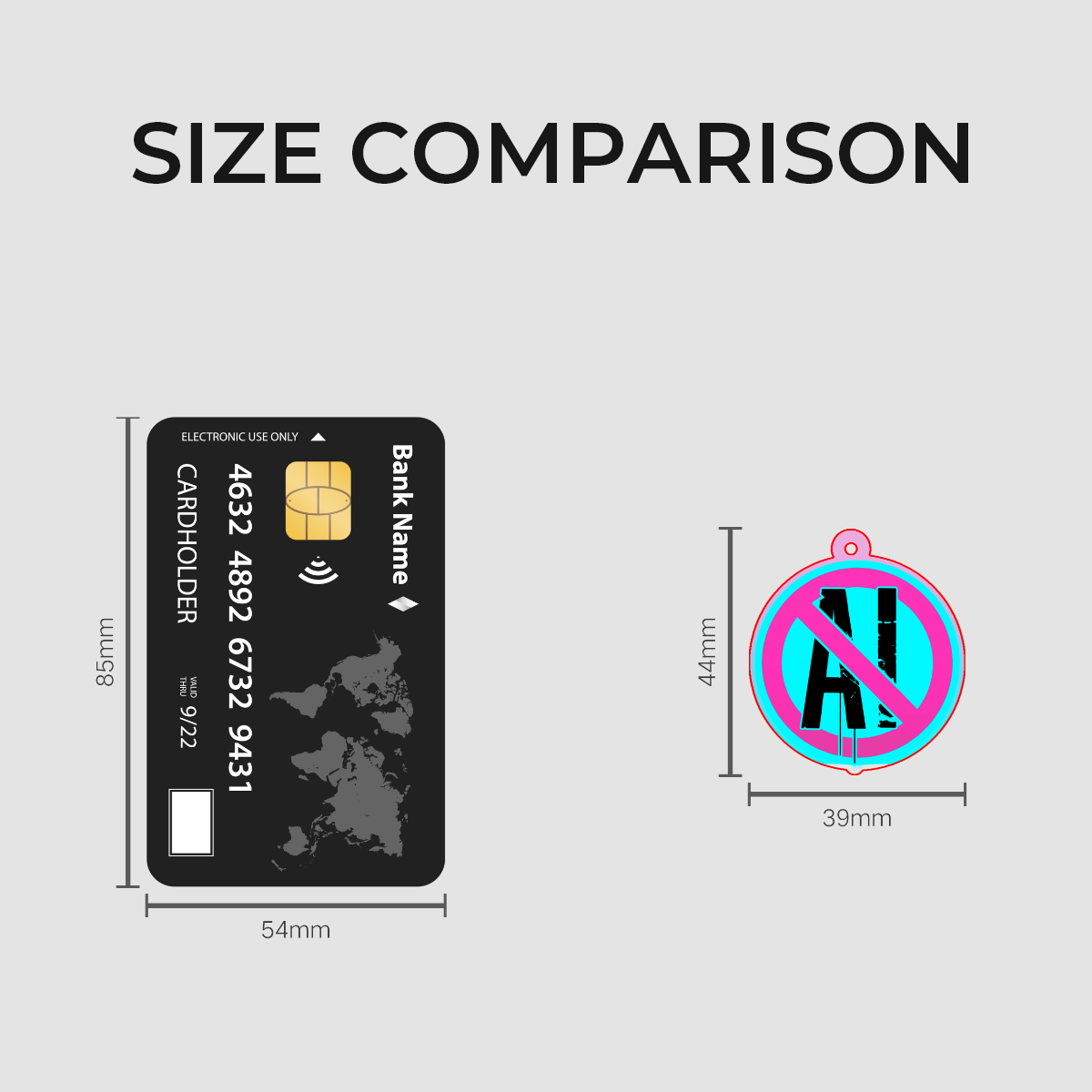Anti-AI Cotton Candy Acrylic Phone Charm