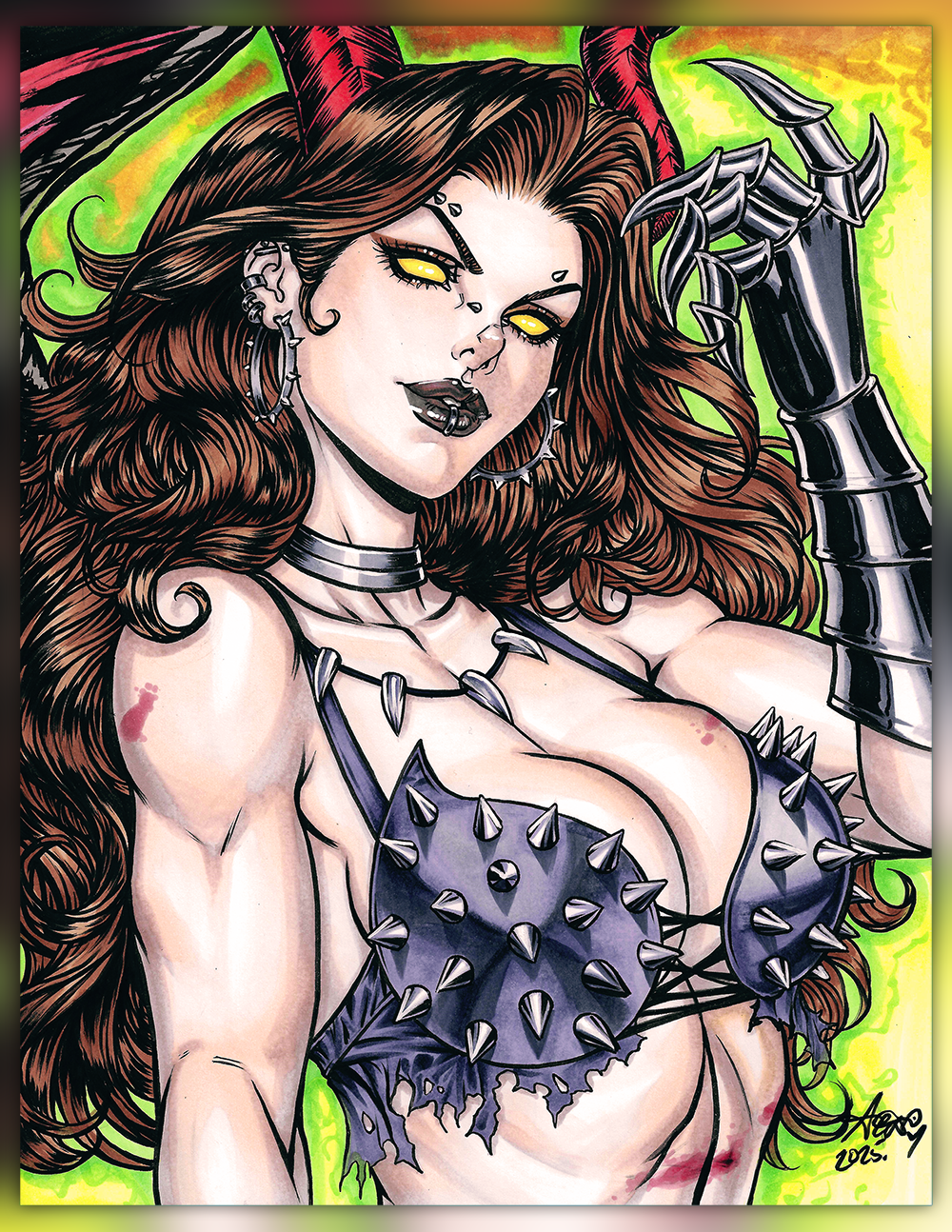ADA Hellwitch A A4 Size Art Original