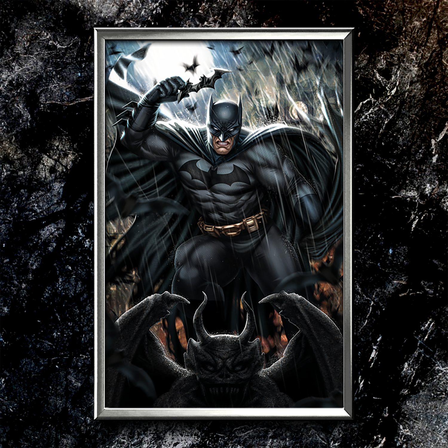 The Batman "Gargoyle" Semi-Gloss Art Print