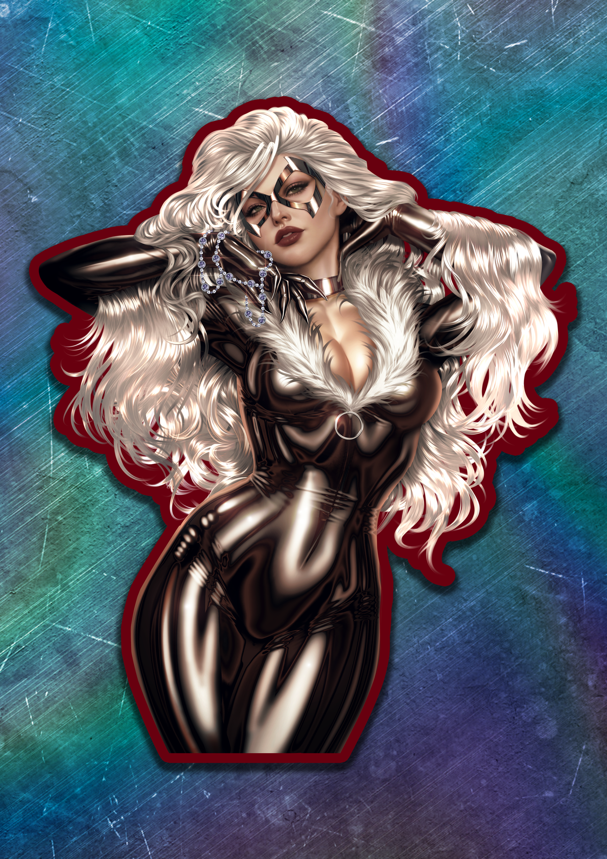 Black Cat 11 Vinyl Sticker