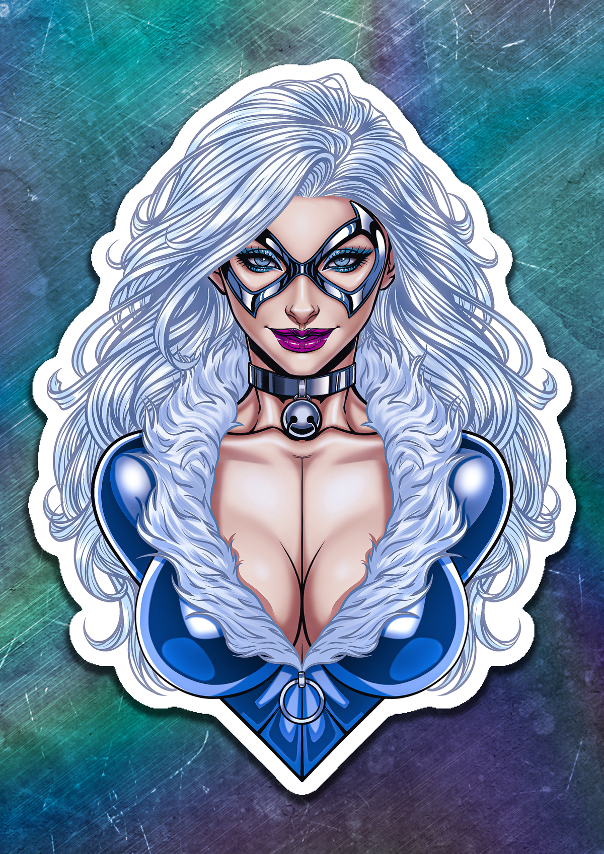 Black Cat Vinyl Sticker