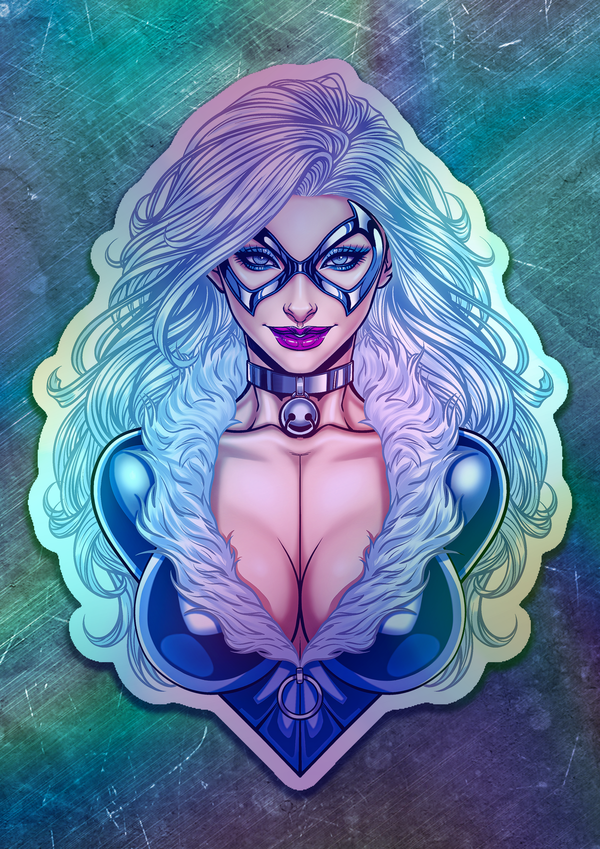 Black Cat Vinyl Sticker
