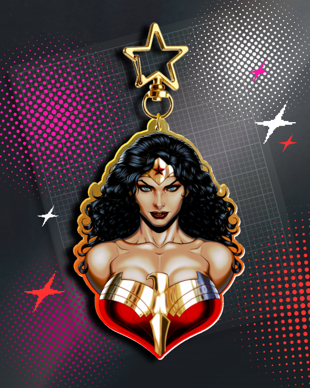 Wonder Woman Acrylic Keychain