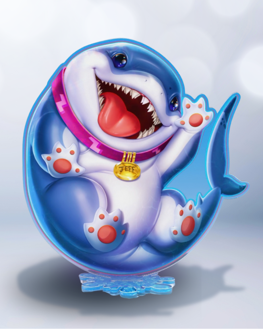 Jeff the Landshark Acrylic Standee