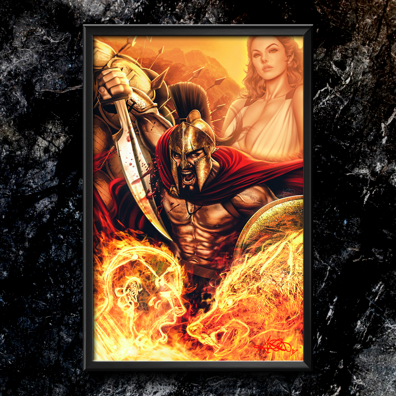 300 25th Anniversary Edition Semi-Gloss Art Print