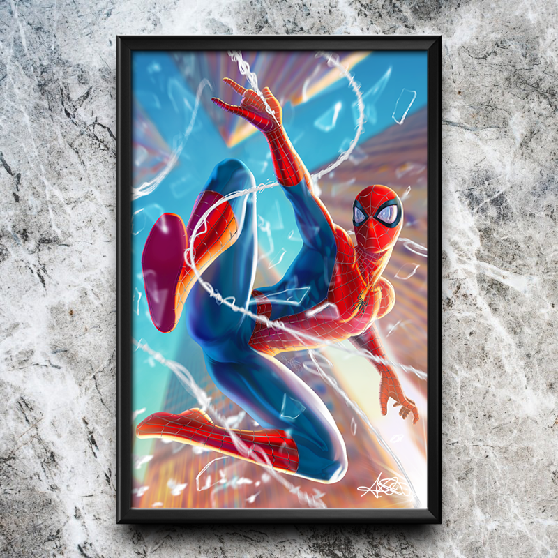 Spider-Man Peter Parker "Day" Semi-Gloss Art Print