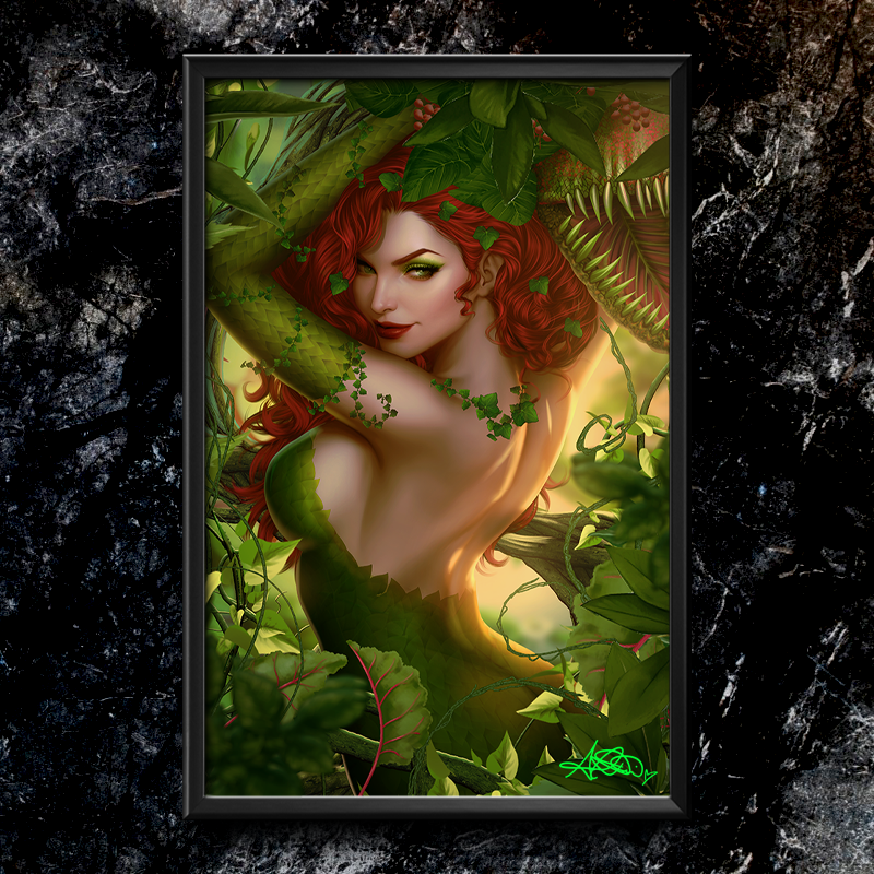 Batman #181 Poison Ivy ADA Semi-Gloss Art Print