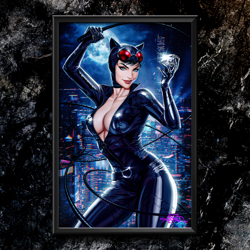 Catwoman "Heist" Semi-Gloss Art Print