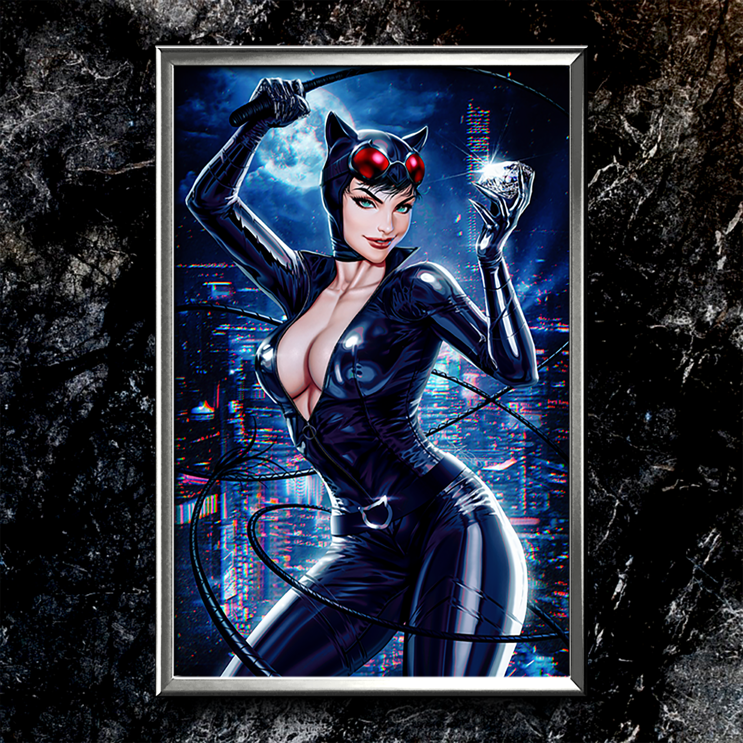 Catwoman "Heist" Semi-Gloss Art Print