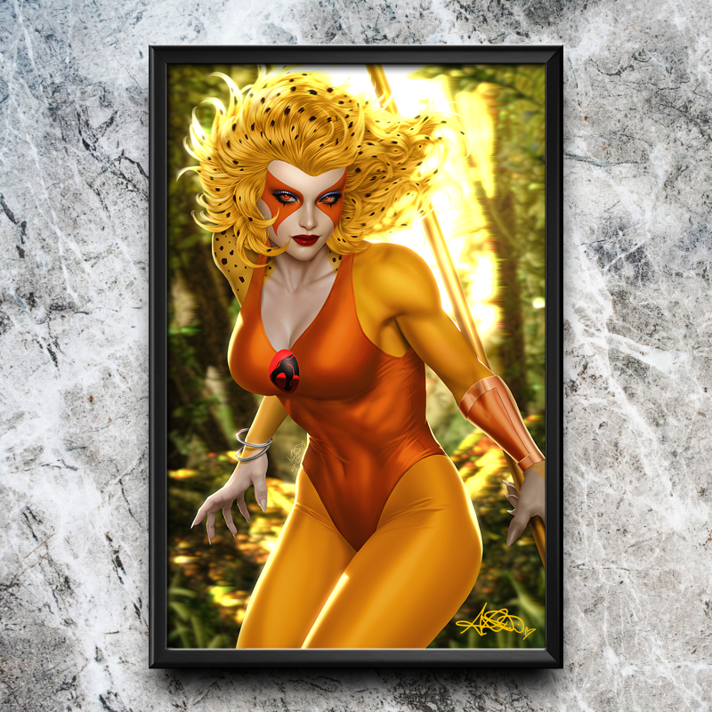 Thundercats: Cheetara Semi-Gloss Art Print