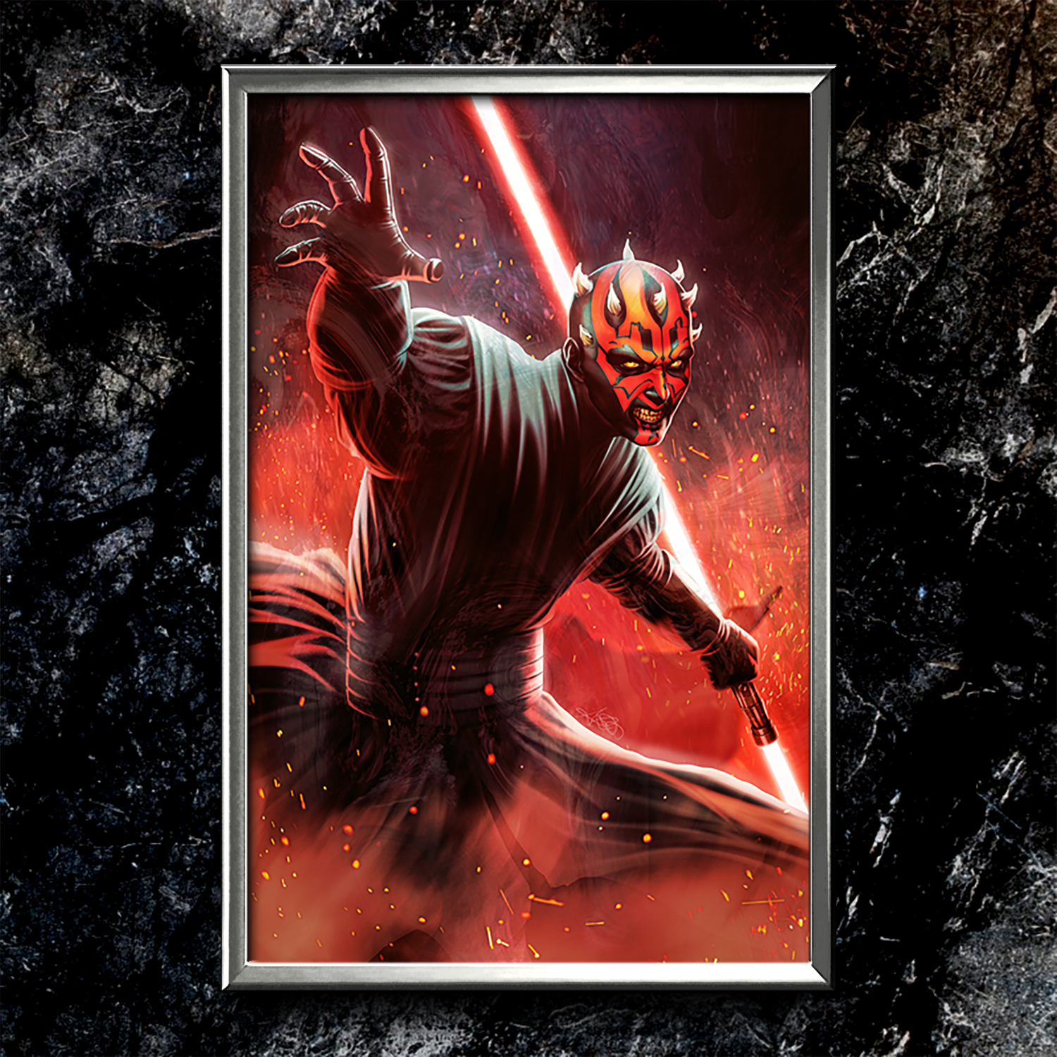 Star Wars: Darth Maul Semi-Gloss Art Print