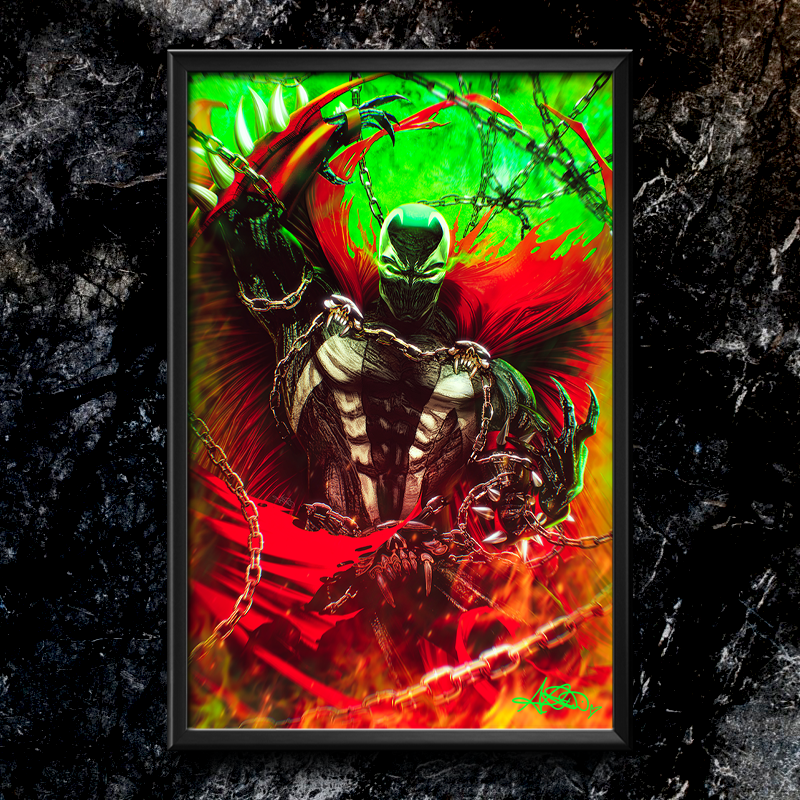 Spawn "Inferno" Semi-Gloss Art Print