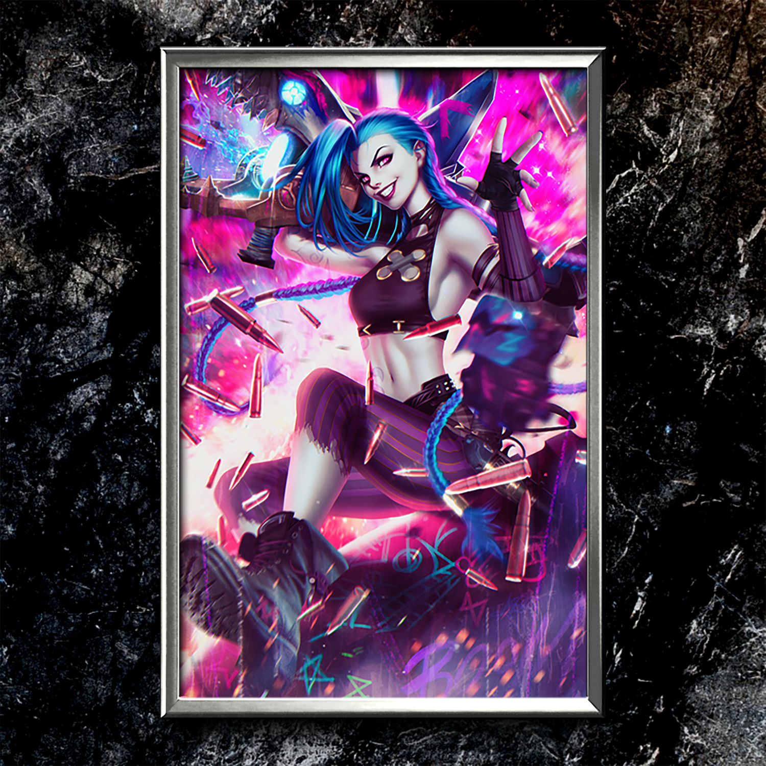 Arcane: Jinx Semi-Gloss Art Print
