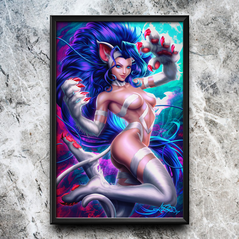 Darkstalkers Felicia (2023 Udon) #1 Semi-Gloss Art Print